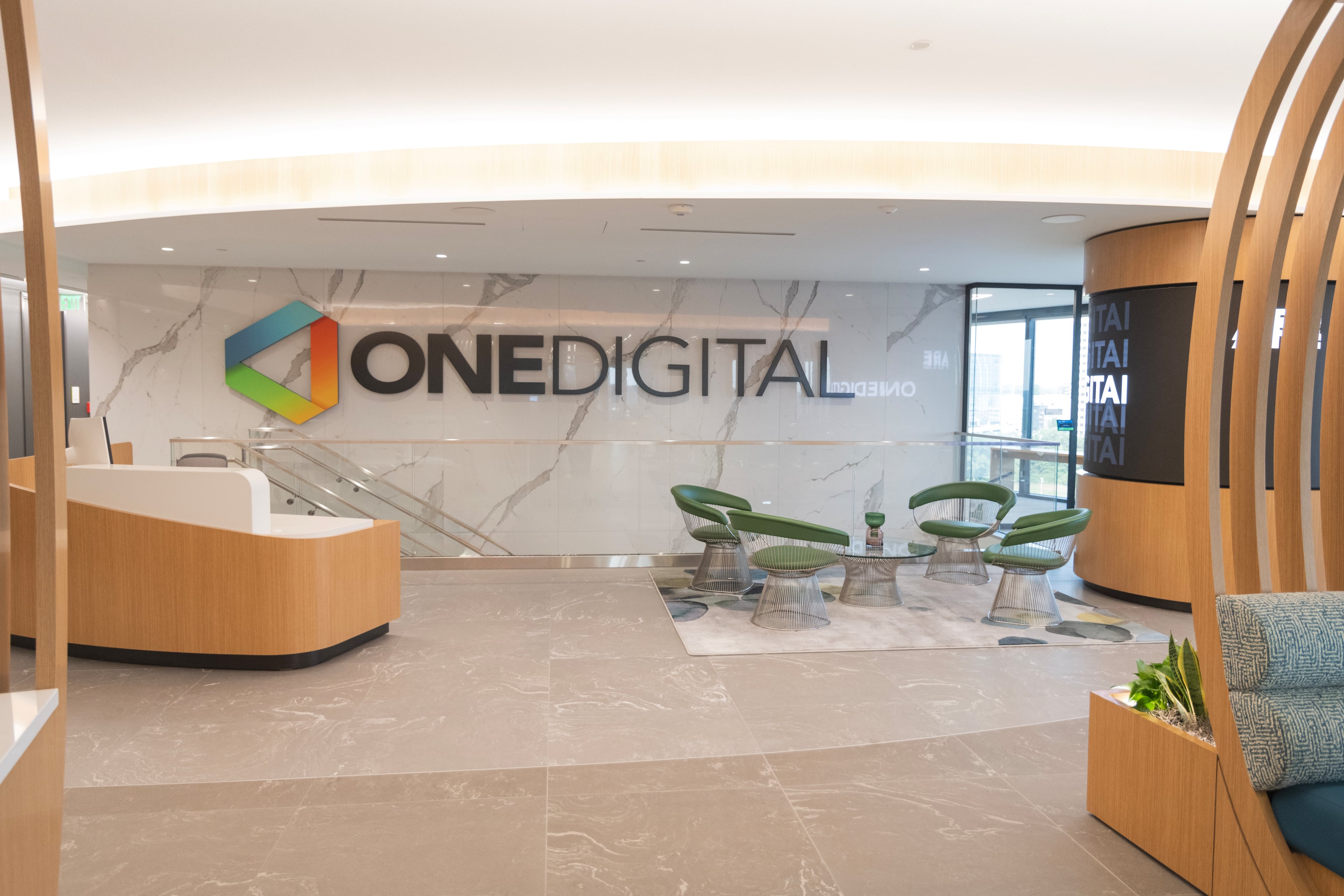 The offices of OneDigital, an Atlanta-based insurance brokerage, financial services and workforce consulting firm.