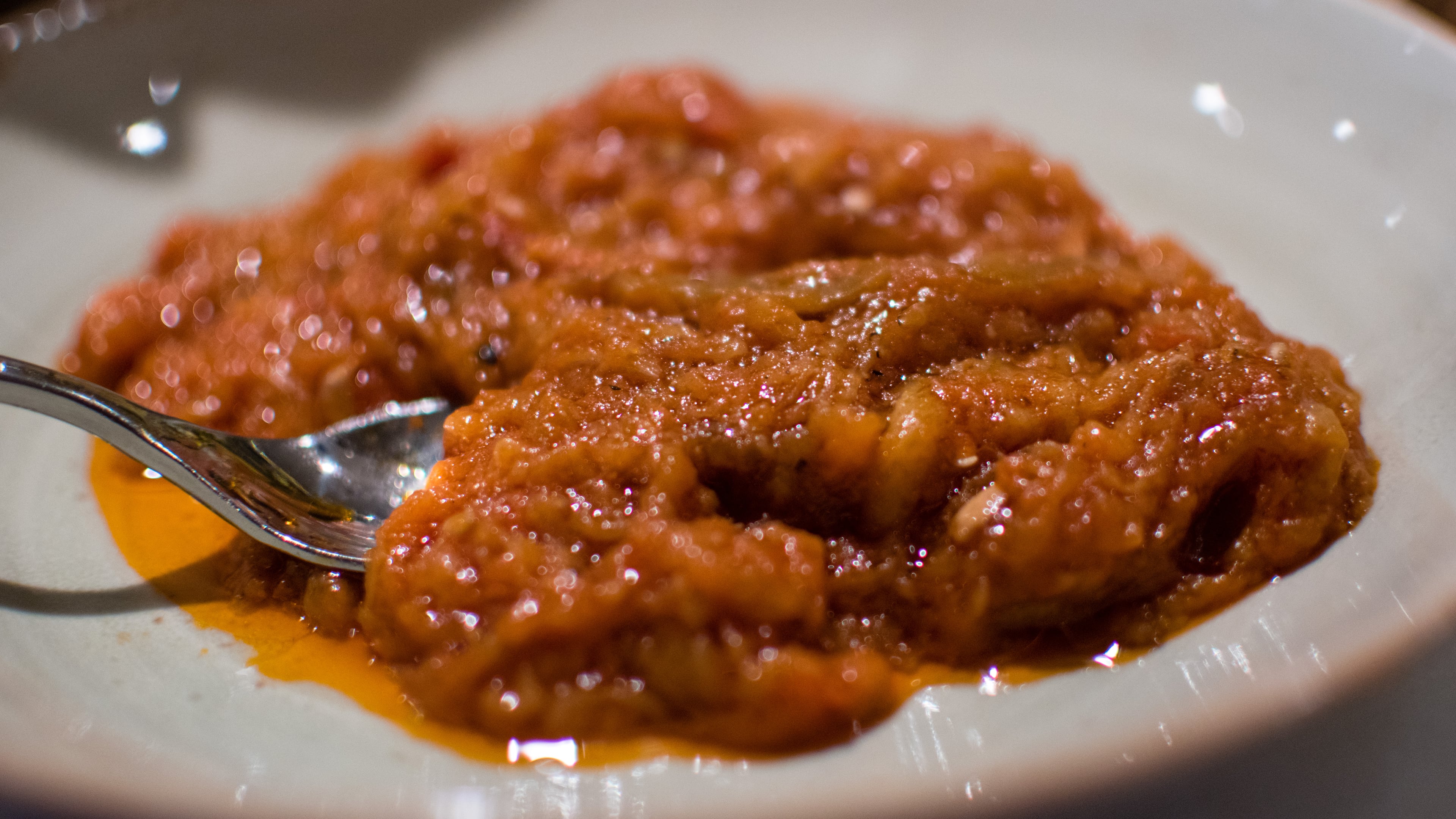 The mirza ghasemi at Rumi's Kitchen in Sandy Springs. CONTRIBUTED BY HENRI HOLLIS