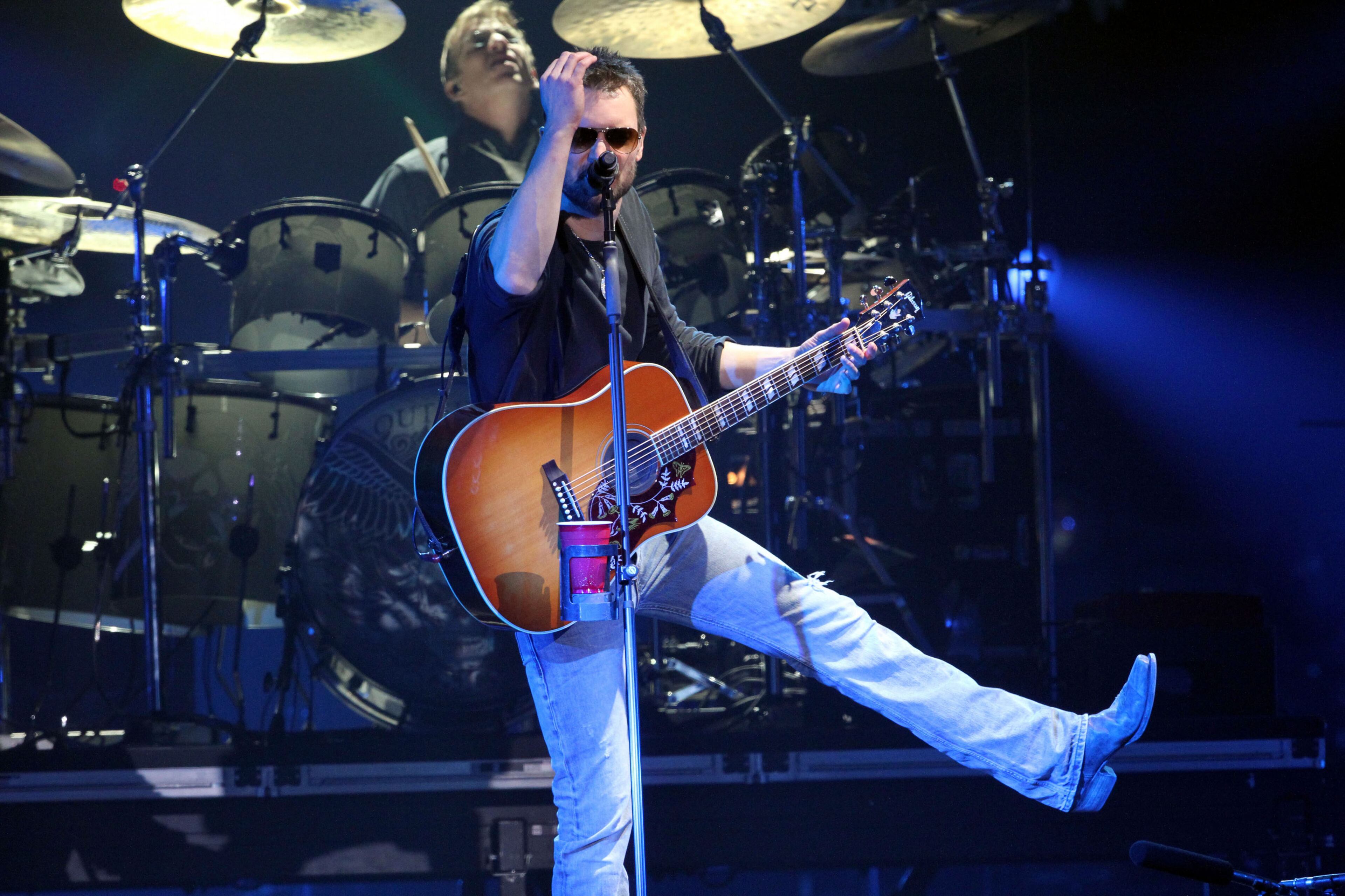 Country music singer-songwriter Eric Church rocked a sold-out The Arena at Gwinnett Center in Duluth Thursday, Dec. 11, 2014 on his Outsiders World tour. Robb D. Cohen/RobbsPhotos.com