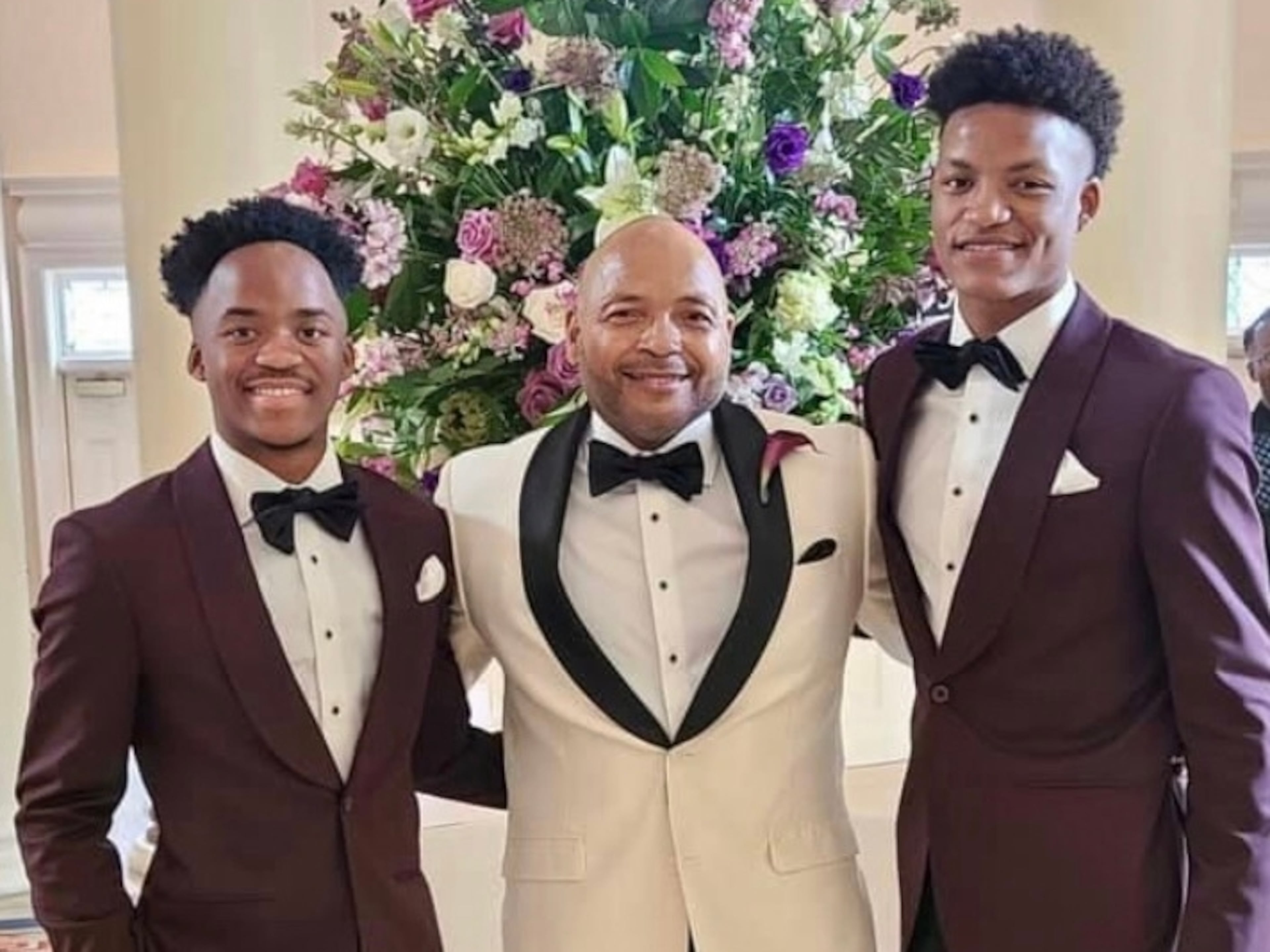 Anthony Drummer (middle) pictured with his sons Christian and Donovan. (Courtesy of Anthony Drummer)