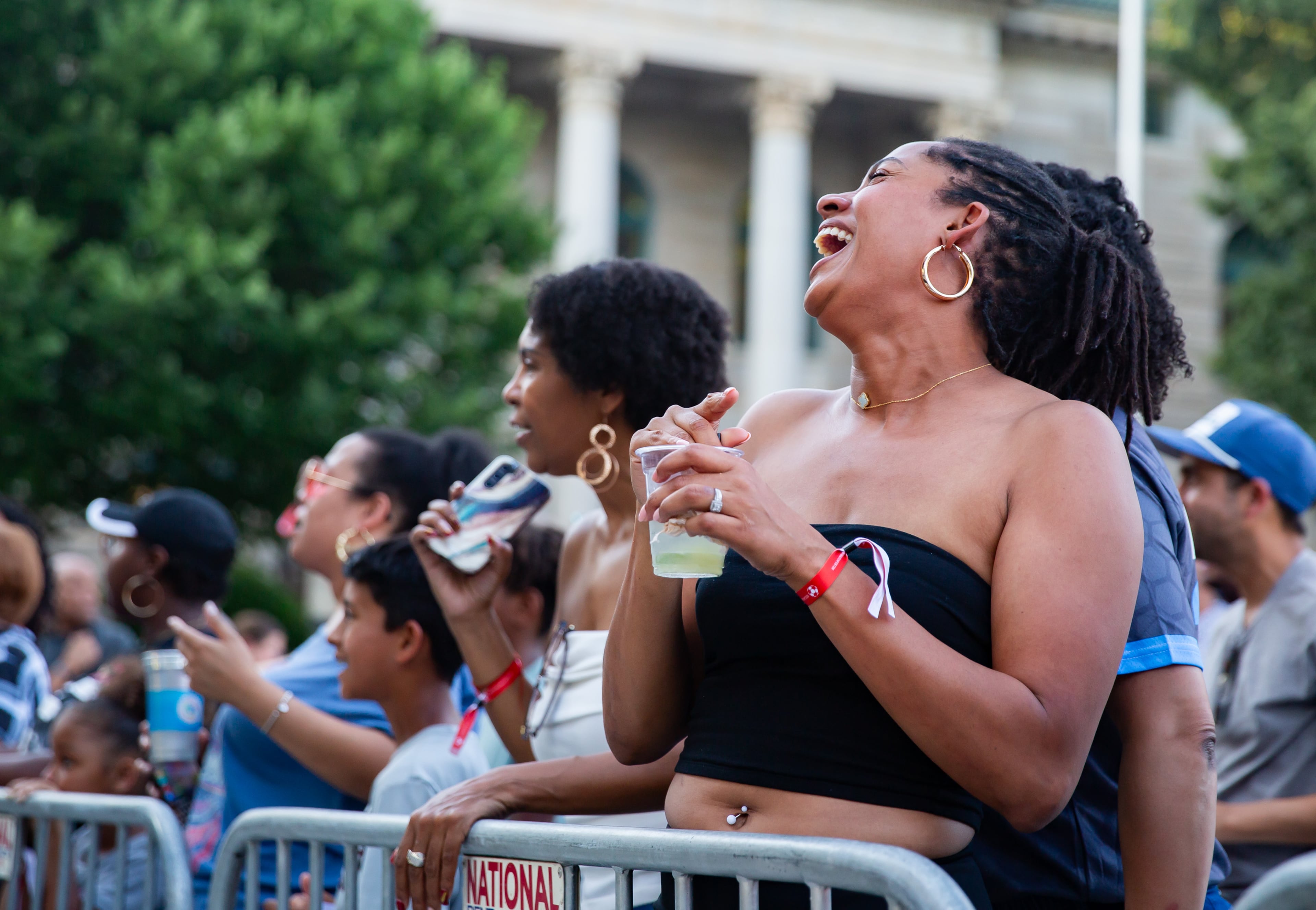 Fans pack Decatur Square as Big Boi kicks off Decatur WatchFest '26 on Thursday, June 11, 2026. (Ryan Fleisher for the AJC)