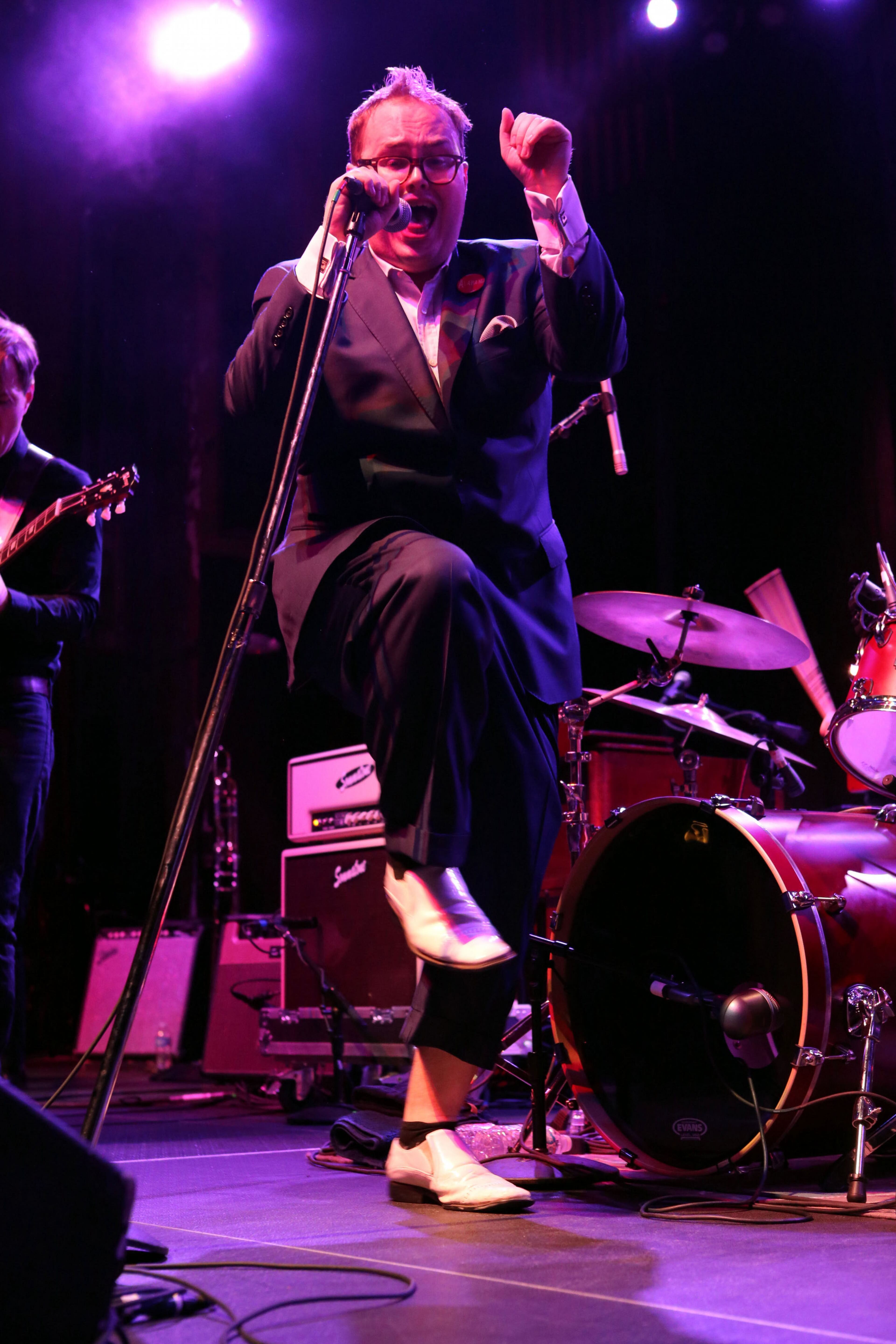 Drive-By Truckers, an alternative country/Southern rock band based in Athens, jammed out at an energized, nearly full Tabernacle Friday night in Atlanta, October 10, 2014.