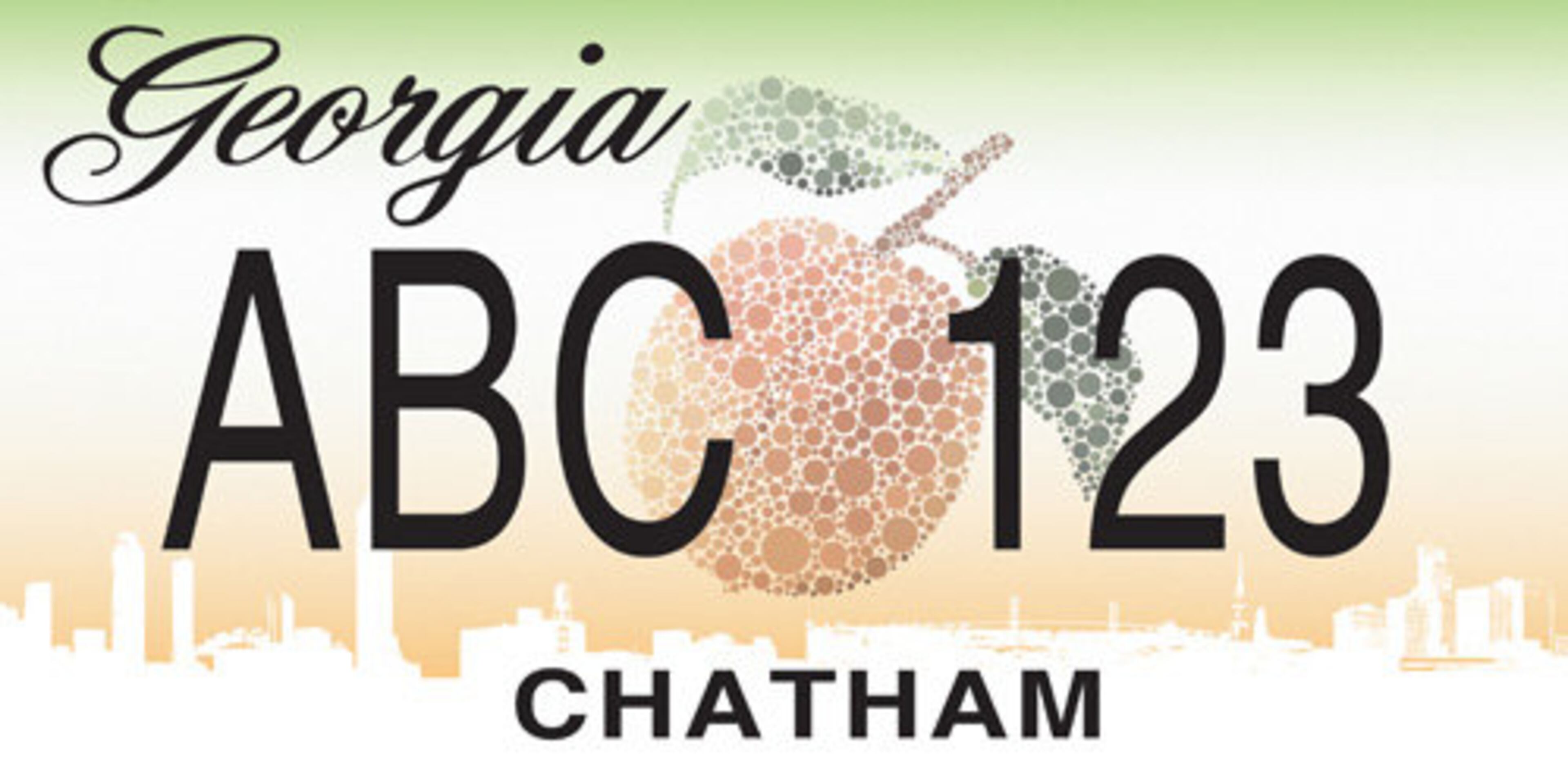 Georgia is asking for your input in the new general issue license plate design. Which one is your favorite?