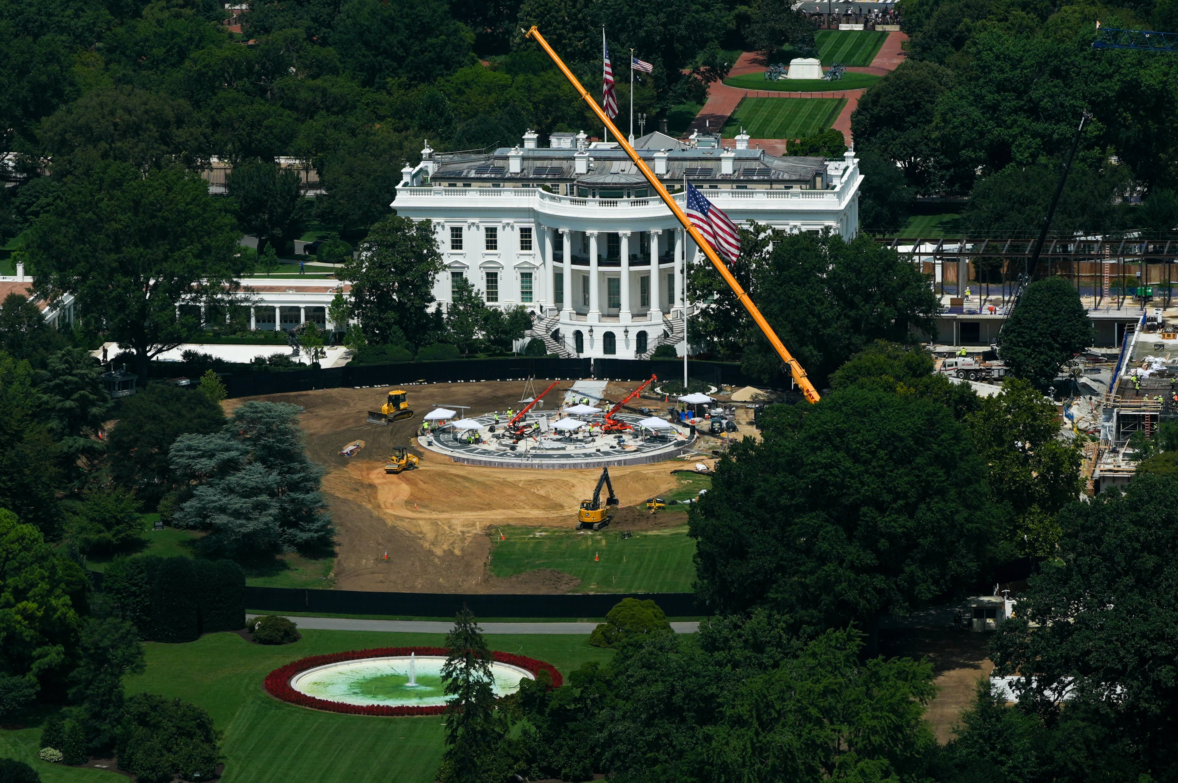 Trump White House Ballroom Helipad