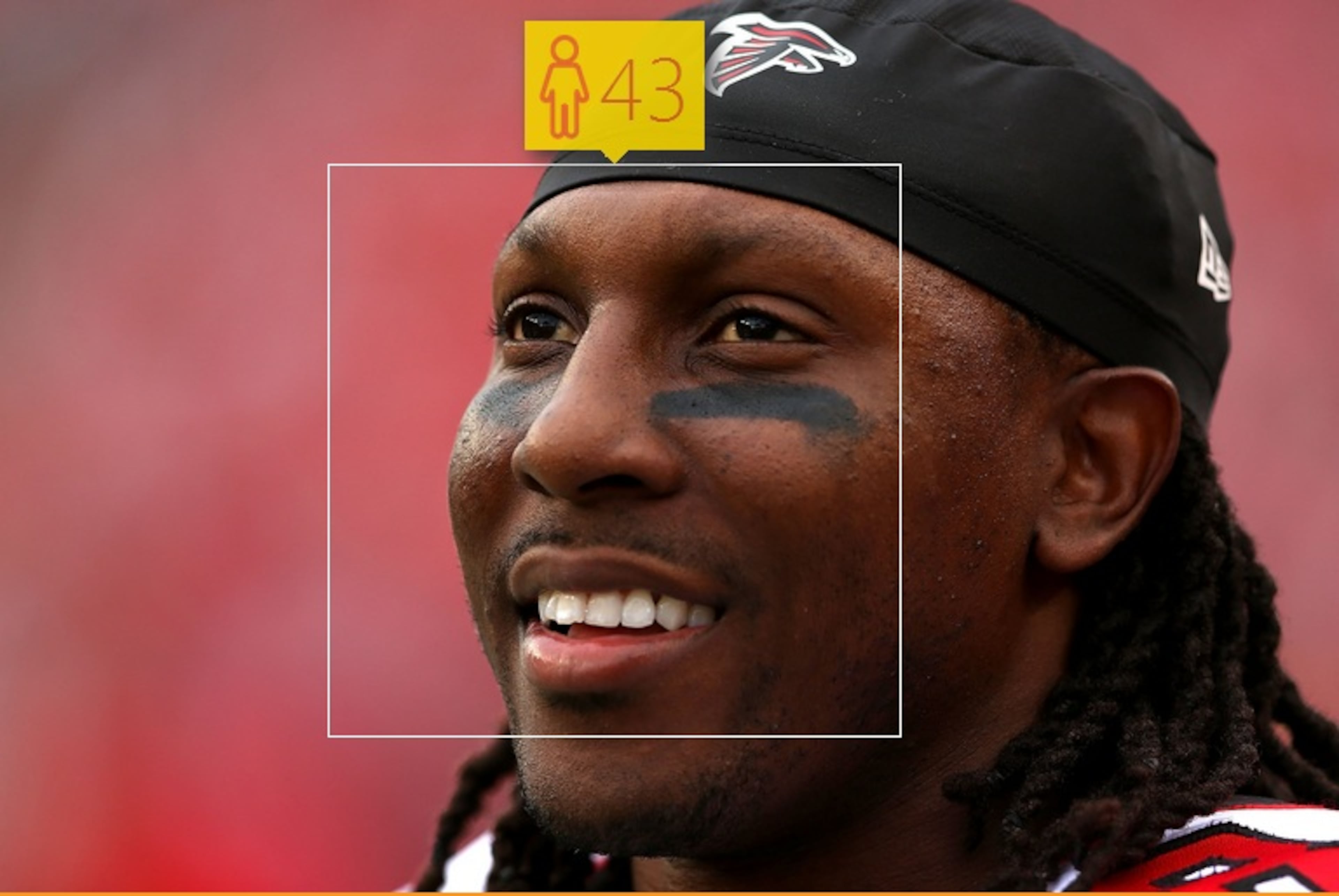 Microsoft's new website, How Old, claims to be able to tell you how old you are by analyzing your photo. We put the site to the test using photos of famous Georgians. Click through to see how the site fared. Atlanta Falcons player Roddy White is 33. How Old thinks he looks 43.