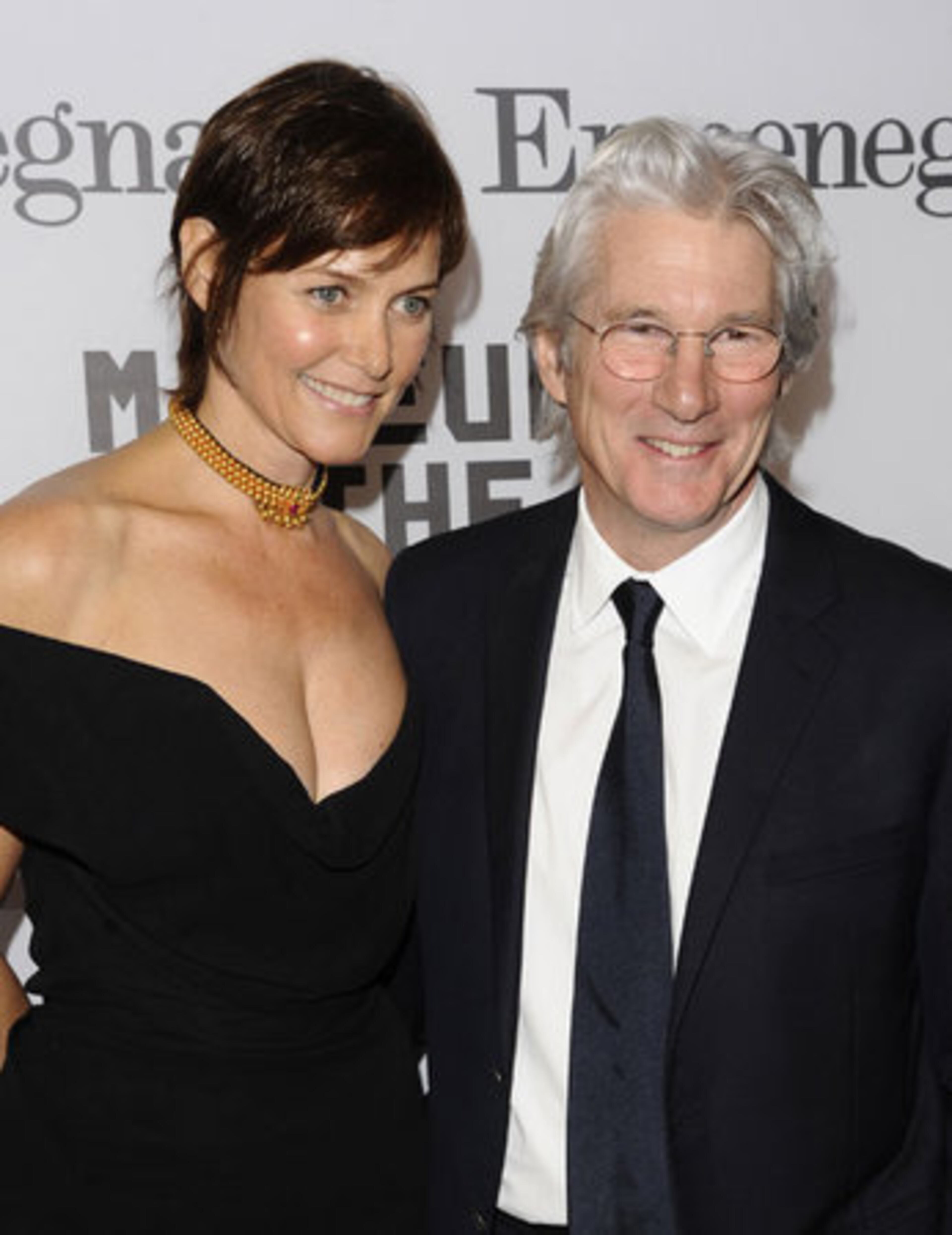 Actors Richard Gere and Carey Lowell attend the event.