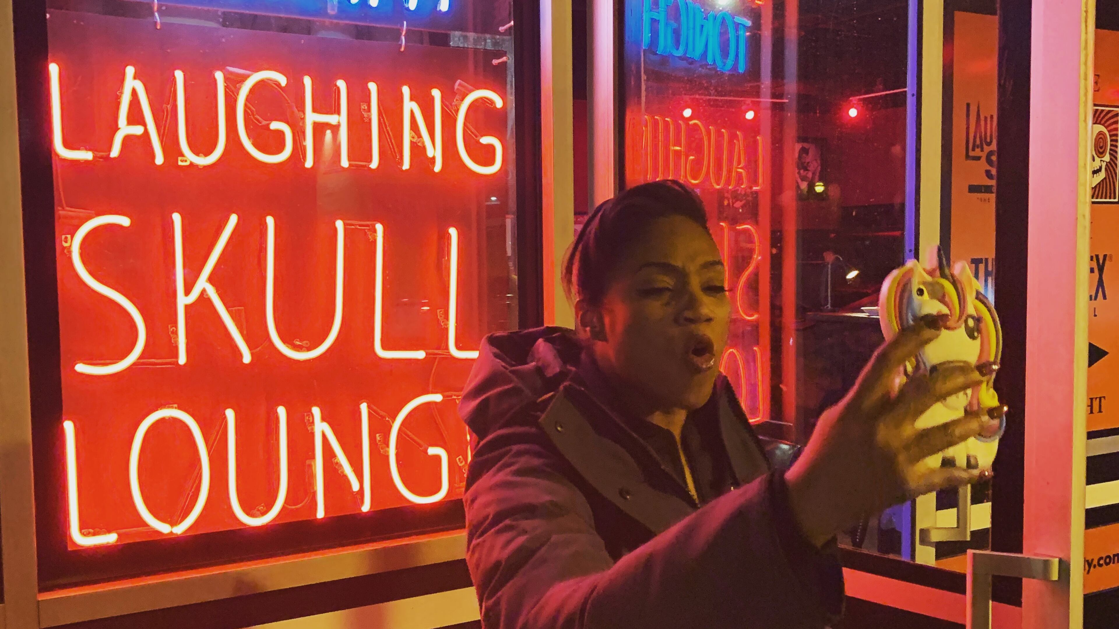 Tiffany Haddish is using the Laughing Skull Lounge to test out new stand-up material. CREDIT: Marshall Chiles