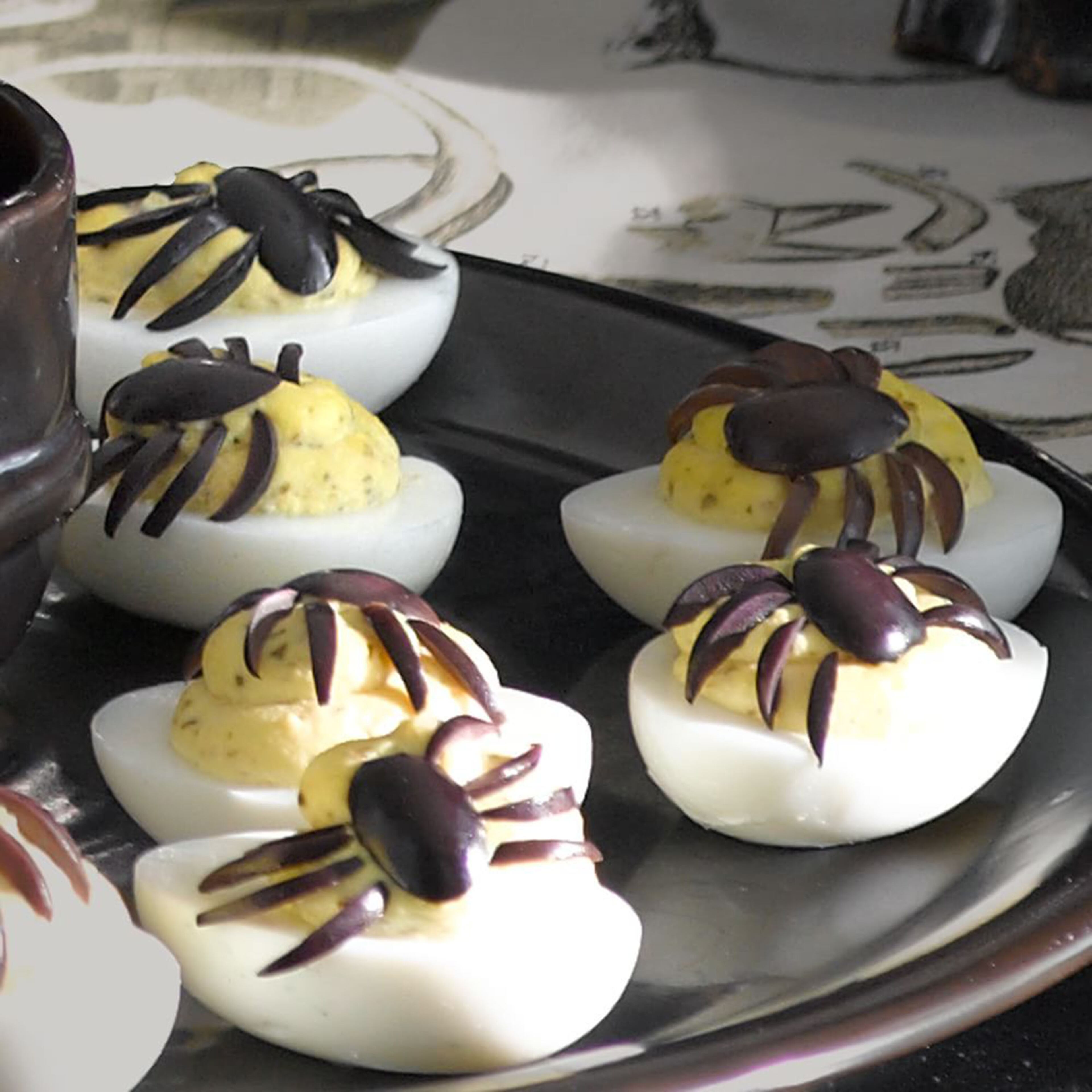 Spider Deviled Eggs. (Photo courtesy Williams-Sonoma/TNS)