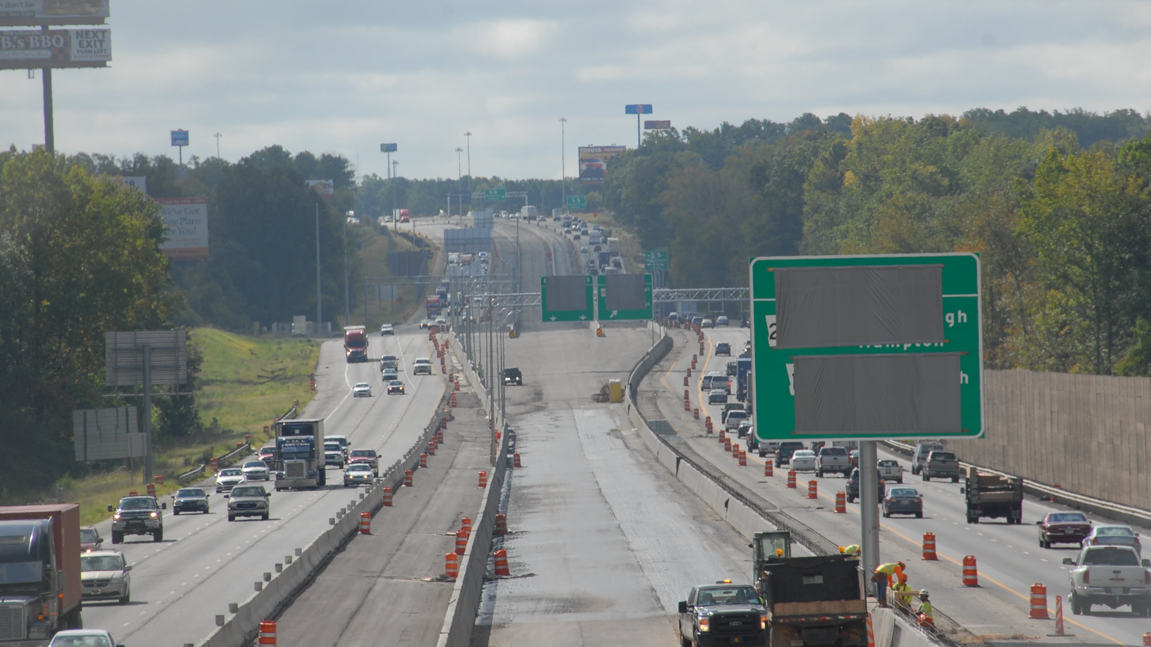 The south metro express lanes on Interstate 75 are set to open at the end of January. Courtesy of GDOT