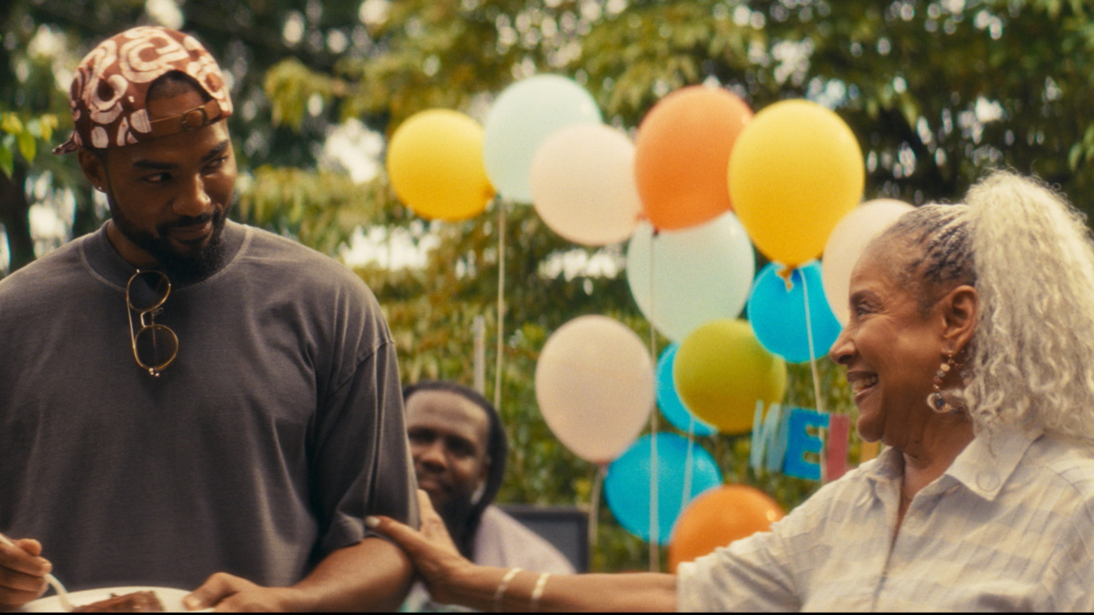 In the first episode of Season 2 of Paramount+'s "Diarra from Detroit," Shannon Wallace (left) as Chris and Phylicia Rashad as Vonda try to find common ground. (Courtesy of BET/Paramount+)