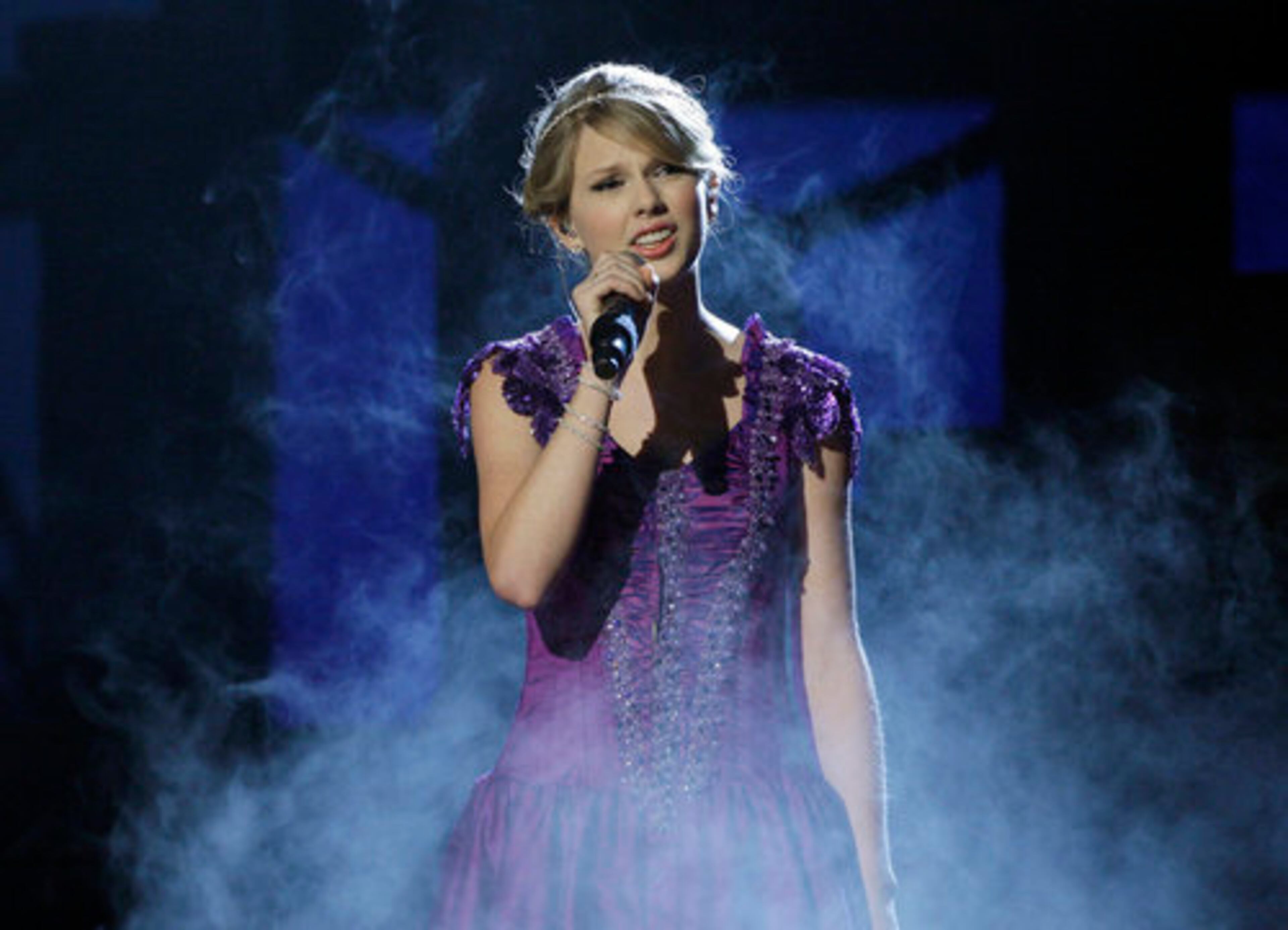 Taylor Swift performs during the show.
