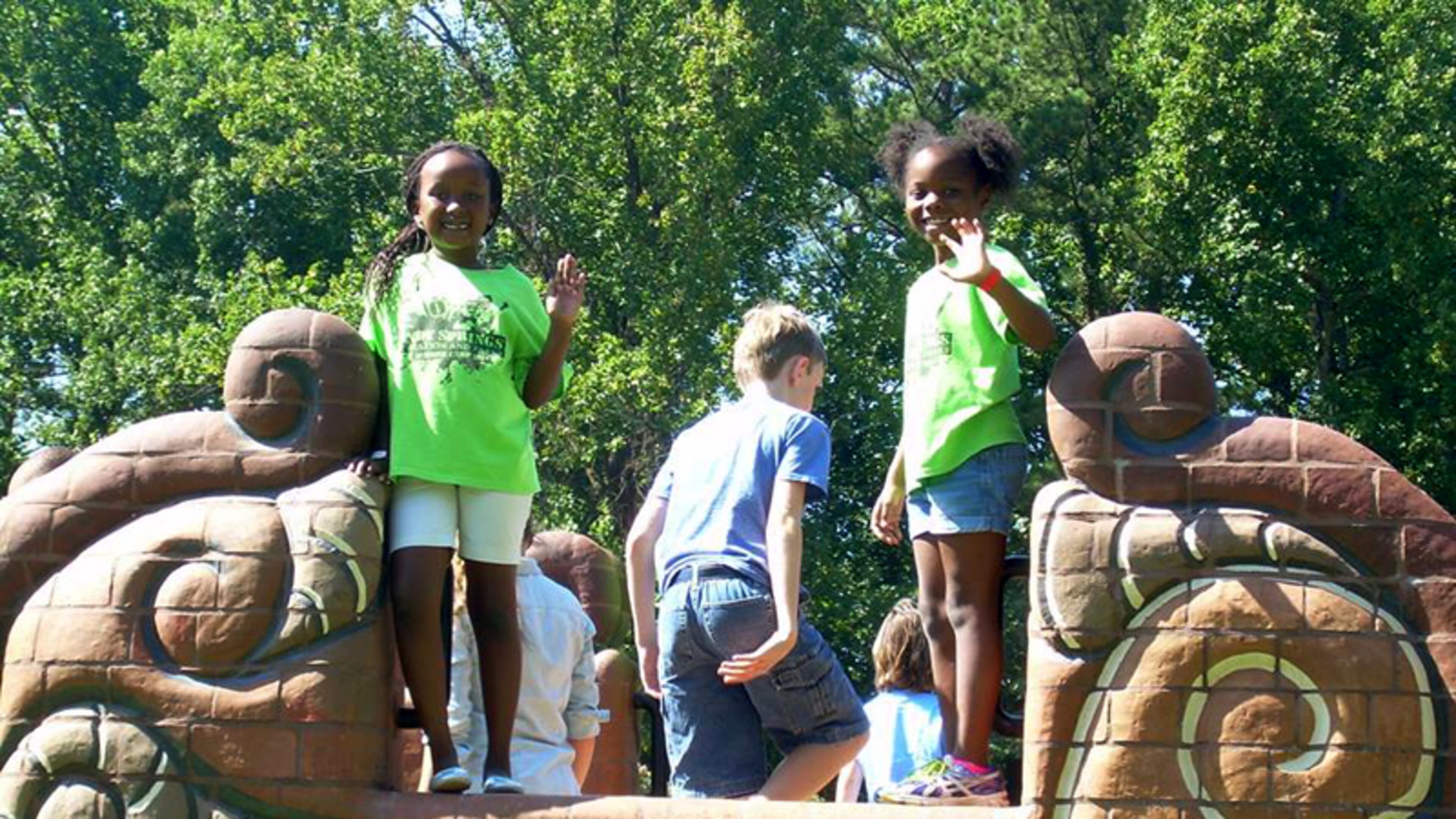 A “playable art park” is part of the completed portion of the Abernathy Greenway in Sandy Springs. CITY OF SANDY SPRINGS