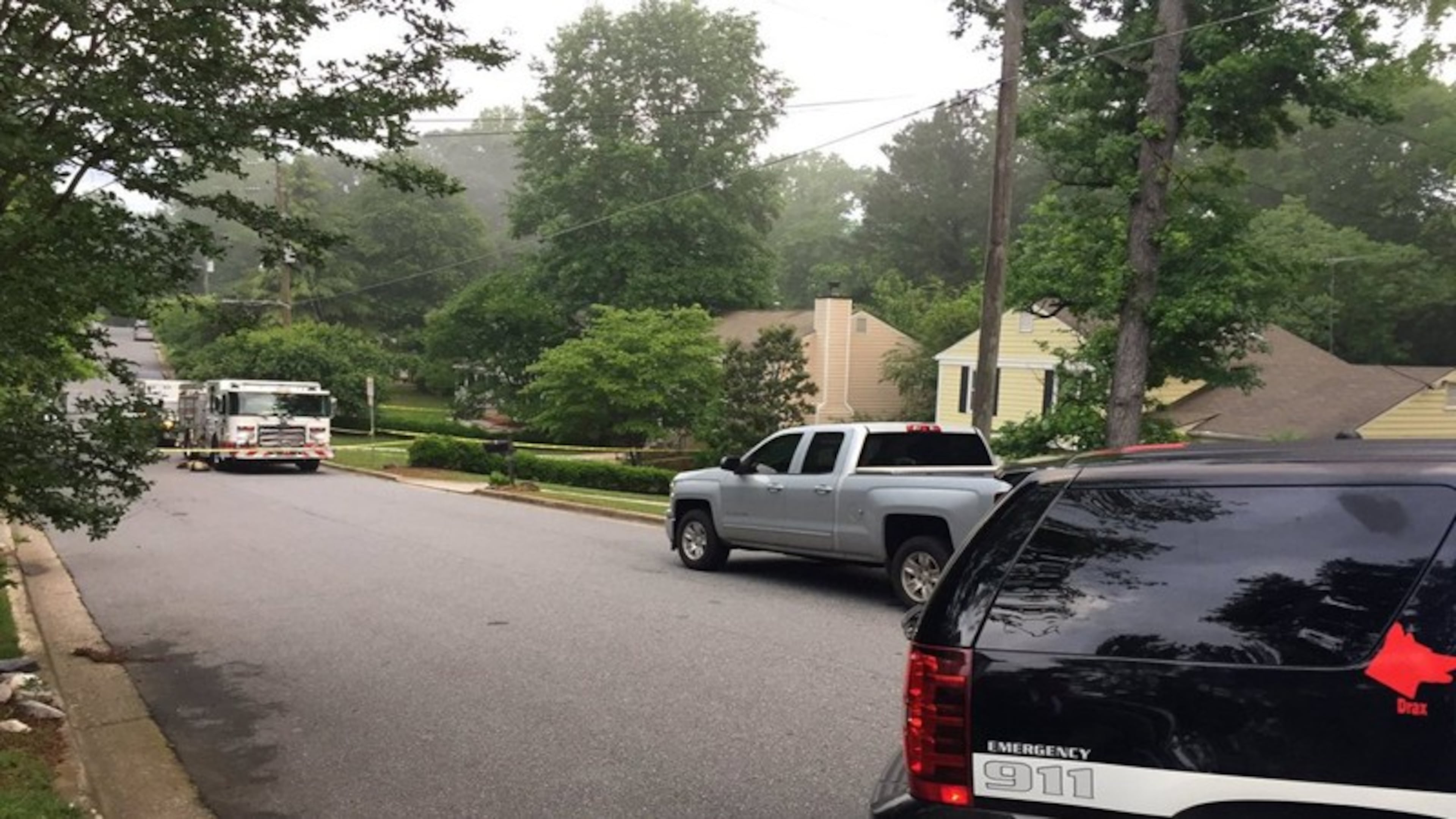 A man whose body was found inside a burned house in Alpharetta this month died of a stab wound to the chest, an official said Friday. (Credit: Channel 2 Action News)