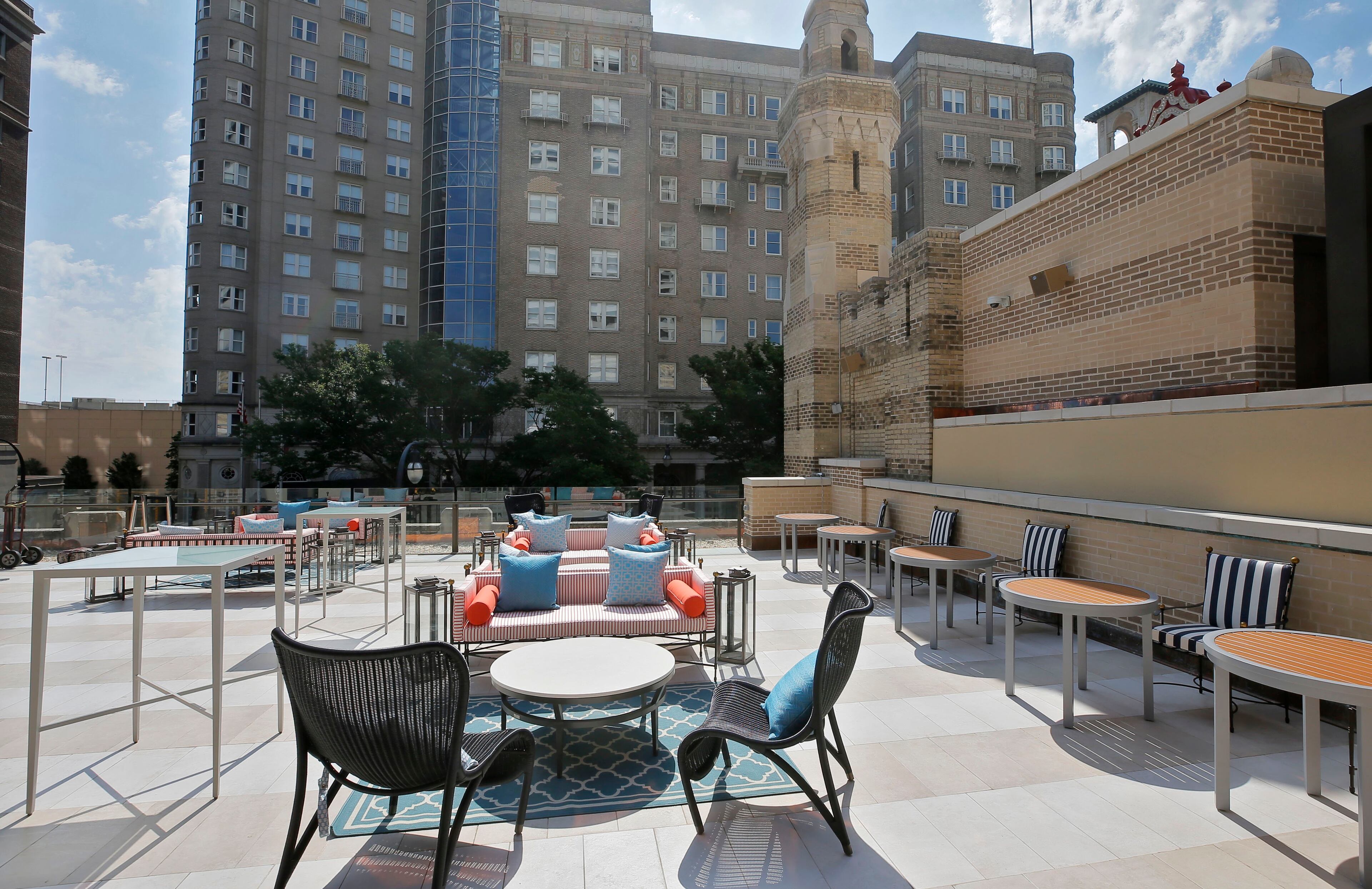 The Rooftop Terrace.