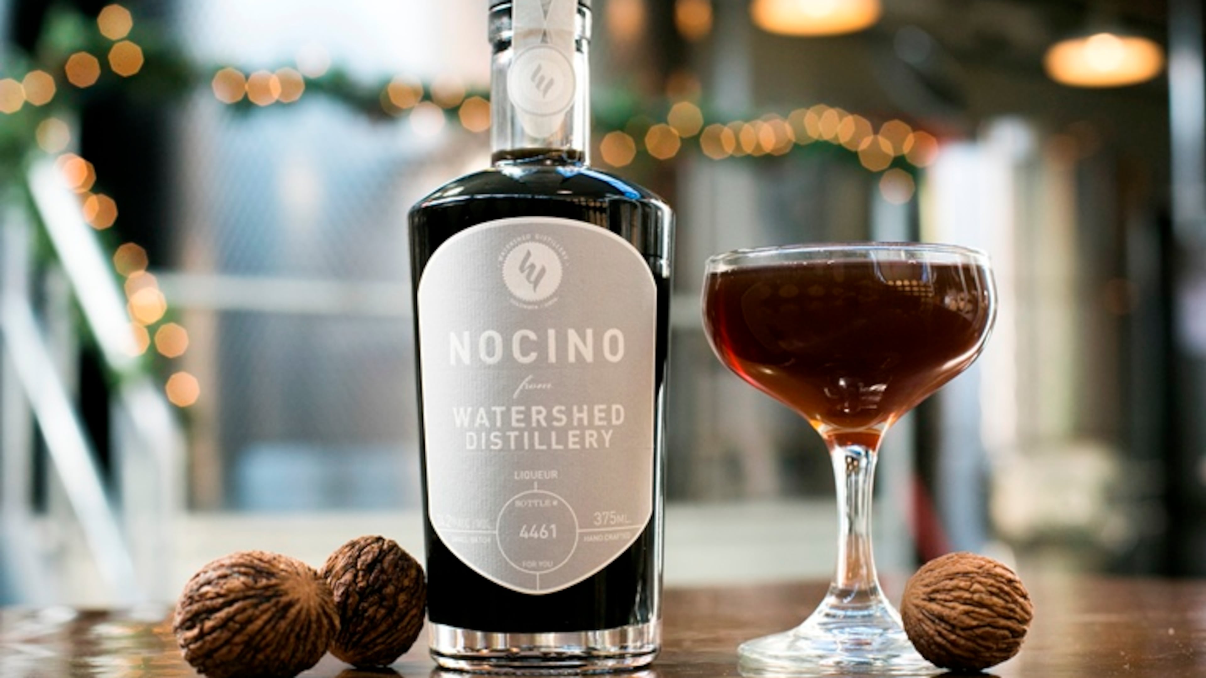A Falling Leaves cocktail made from nocino, an Italian walnut liqueur, at Watershed Distillery in Columbus, Ohio, Nov. 24, 2015. A handful of America distillers have begun making the seasonal liqueur commercially.