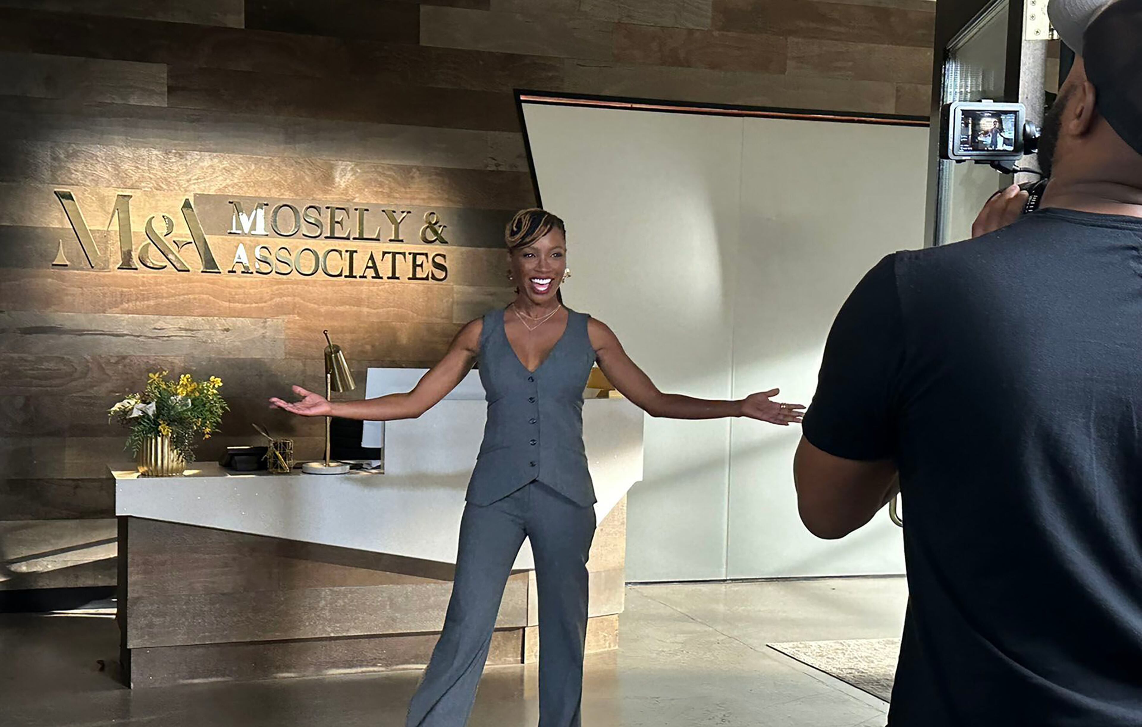 Shanola Hampton, who stars in NBC's "Found," gives "Access Hollywood" a tour of the set while shooting Season Two in Atlanta in 2024. She will appear at SCAD TVfest. (Rodney Ho/The Atlanta Journal-Constitution/TNS)