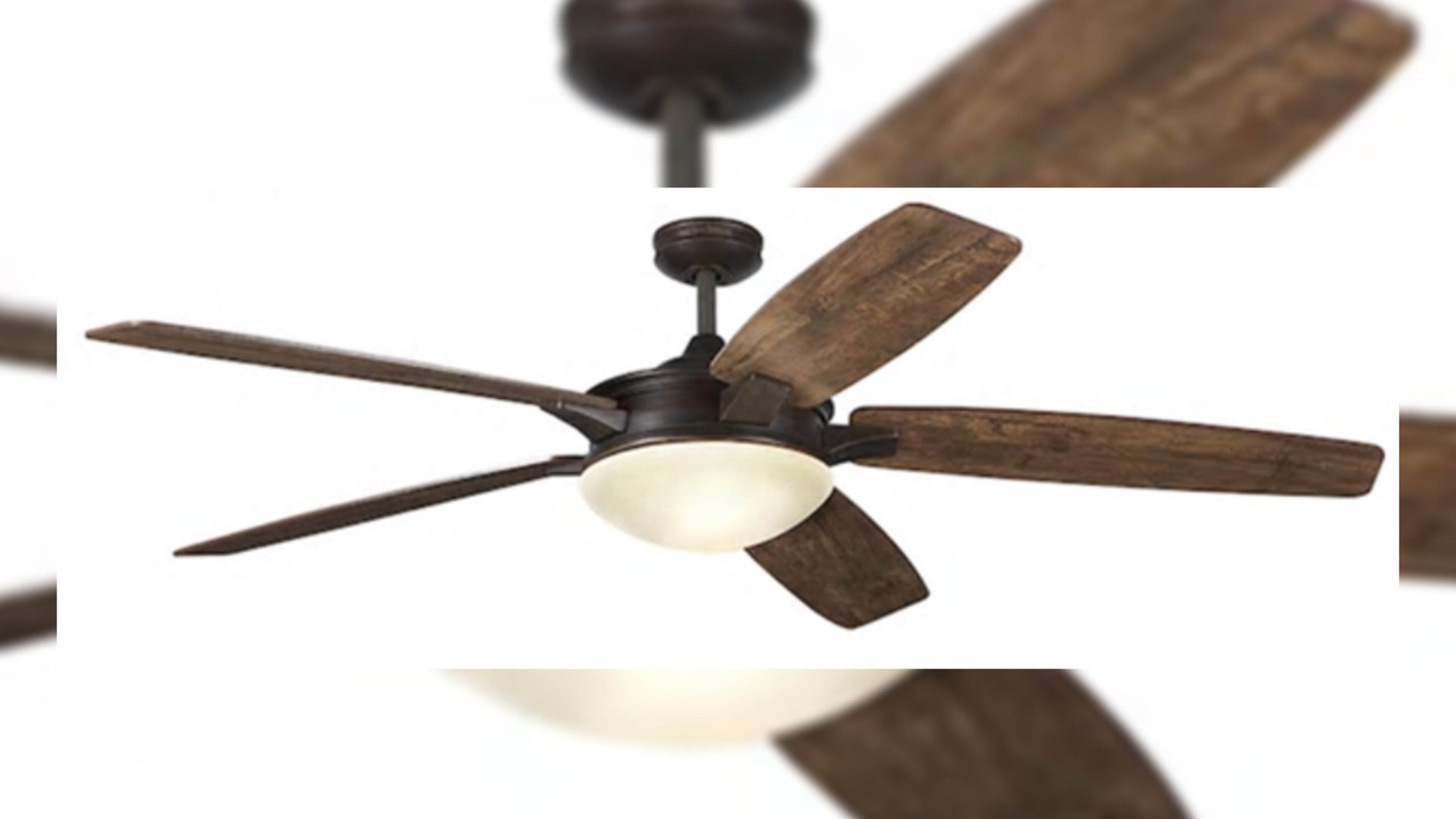 A manufacturer has recalled this Harbor Breeze Kingsbury indoor ceiling fan that was sold at Lowe's.