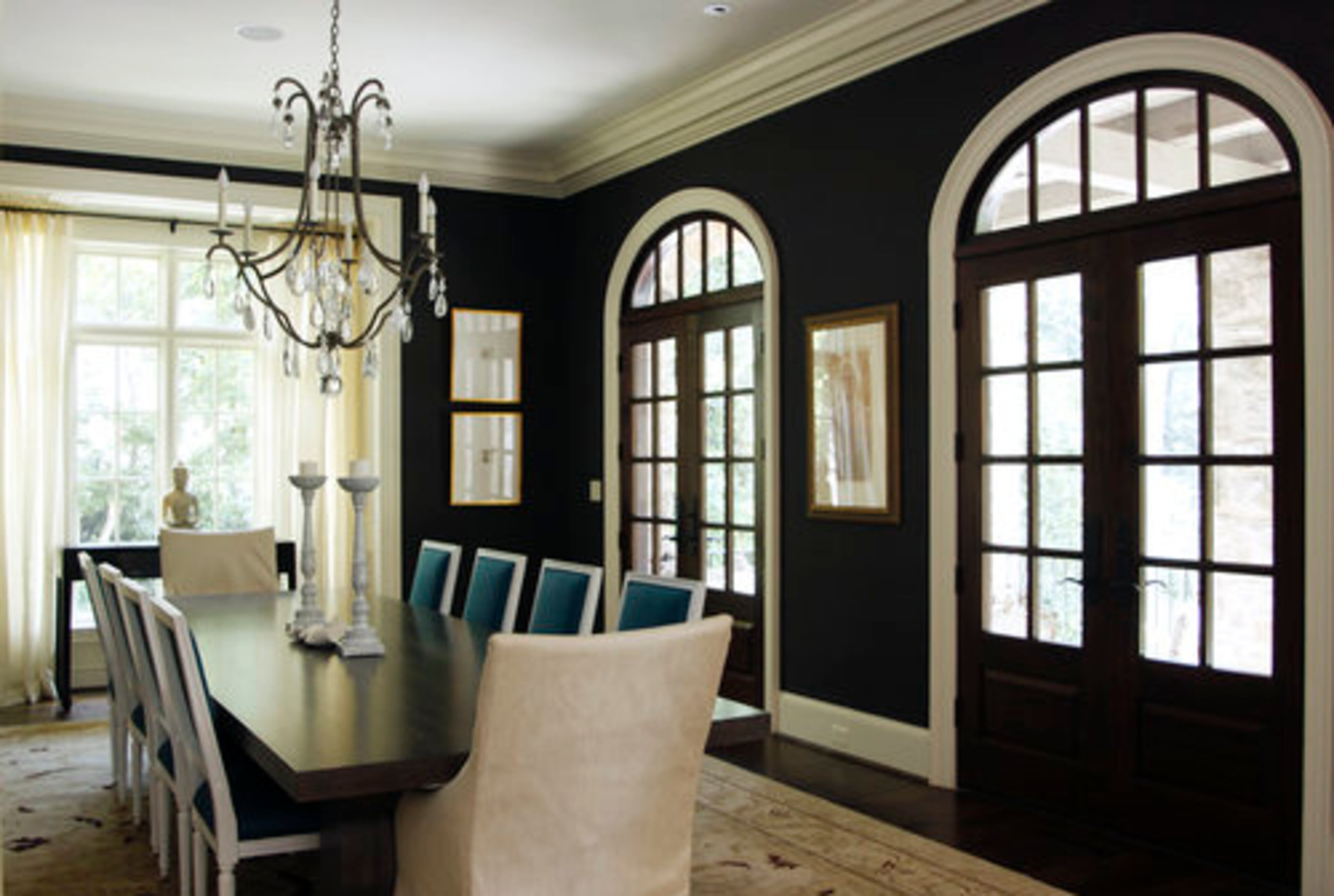 The Salisburys' dining room gets plenty of use. They held a dinner party for three families to close out the summer, then played host to a dinner for 20 to raise money for the Ronald McDonald House. Because Julie is the oldest and only daughter of a large extended family who lives in the area, all major holiday celebrations are held at their house.