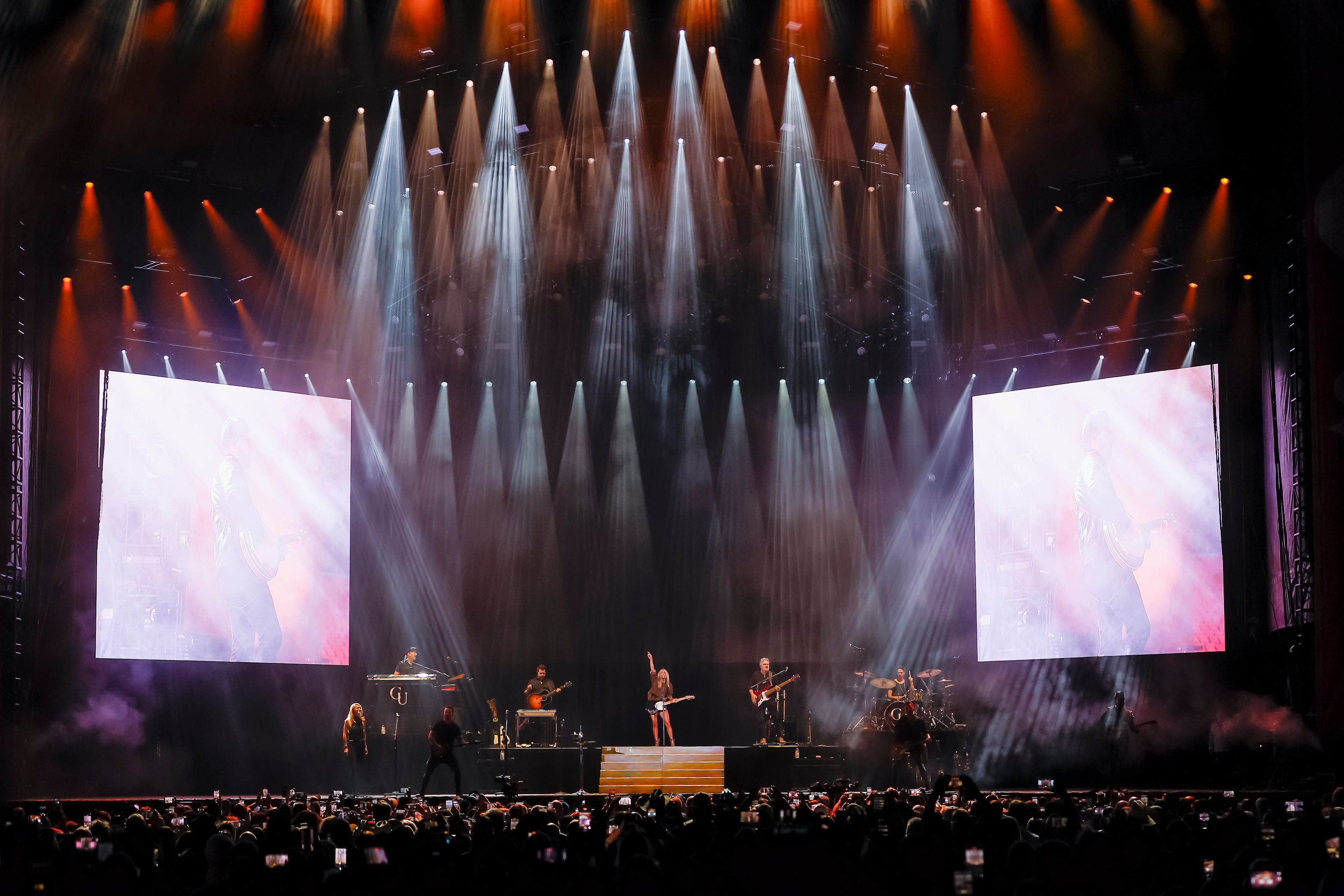 Carrie Underwood performs during the ATLive Concert Series at Mercedes-Benz Stadium in Atlanta on Saturday, October 21 2023. (Photo by Alex Slitz/Mercedes-Benz Stadium)