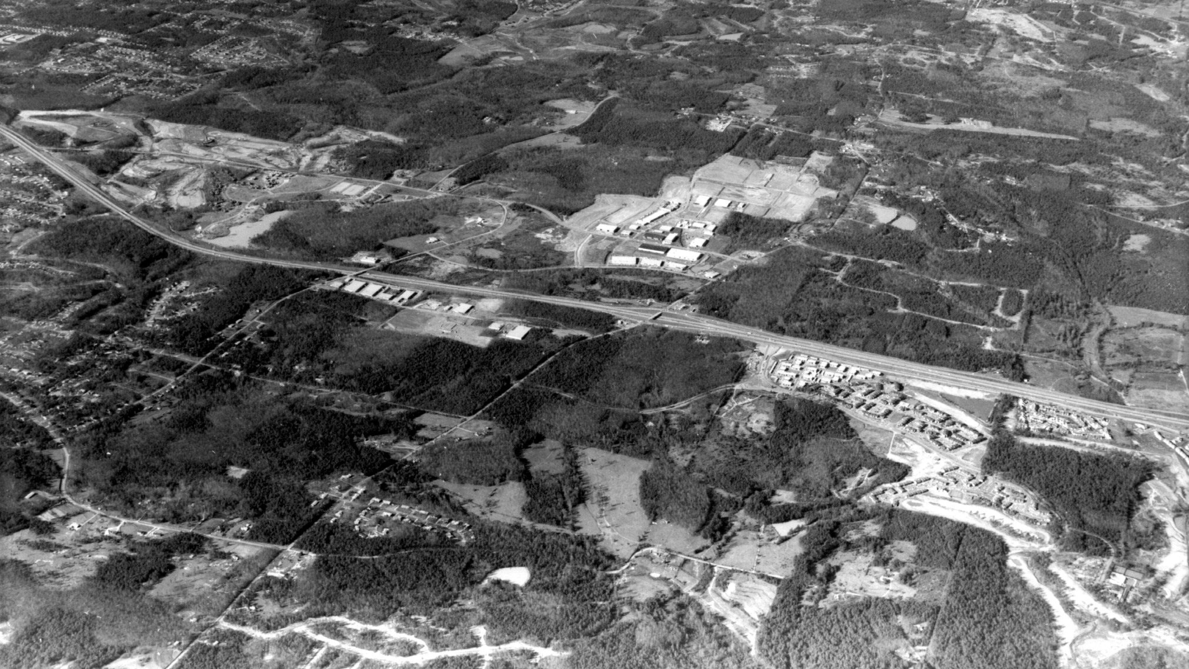 Panola road at I-20, Dekalb County, 1974