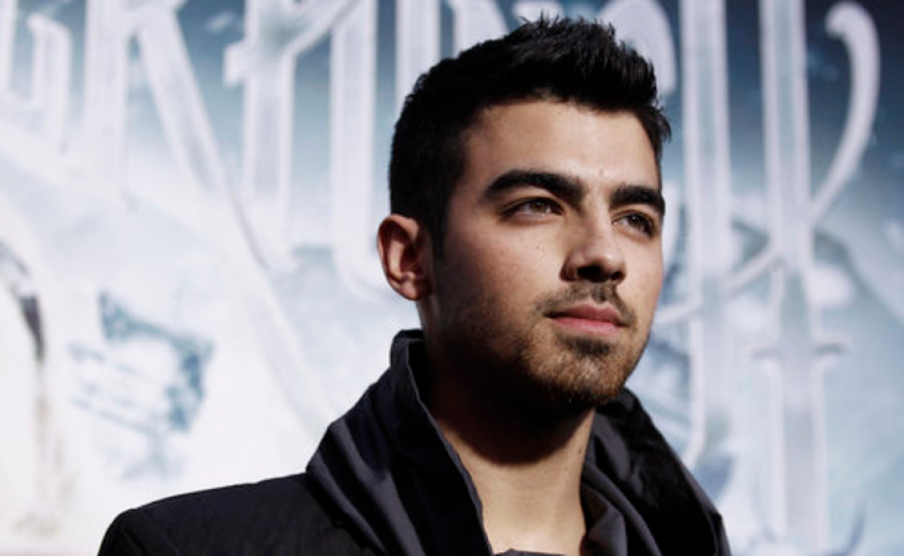 Musician Joe Jonas arrives at the premiere.