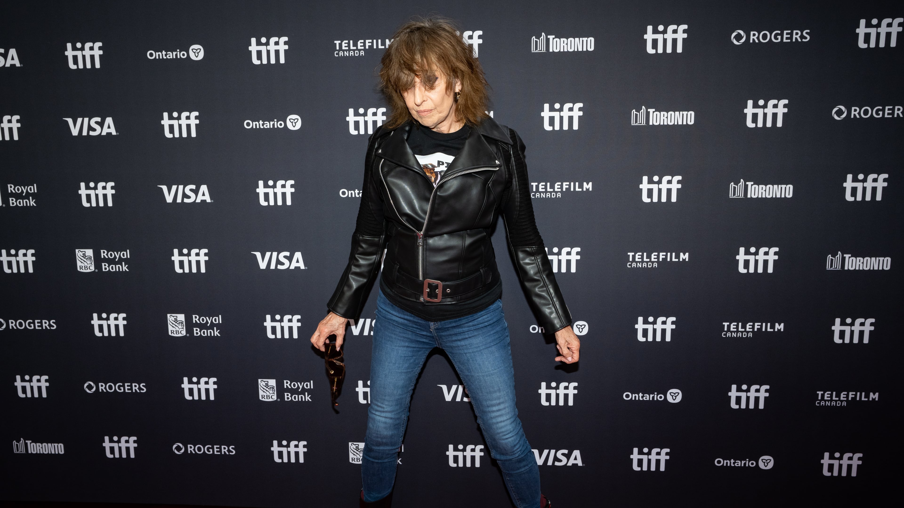 Chrissie Hynde poses for a photograph on the red carpet for "Pretenders" at the Toronto International Film Festival, in Toronto on Sunday, Sept. 13, 2026. (Arlyn McAdorey/The Canadian Press via AP)
