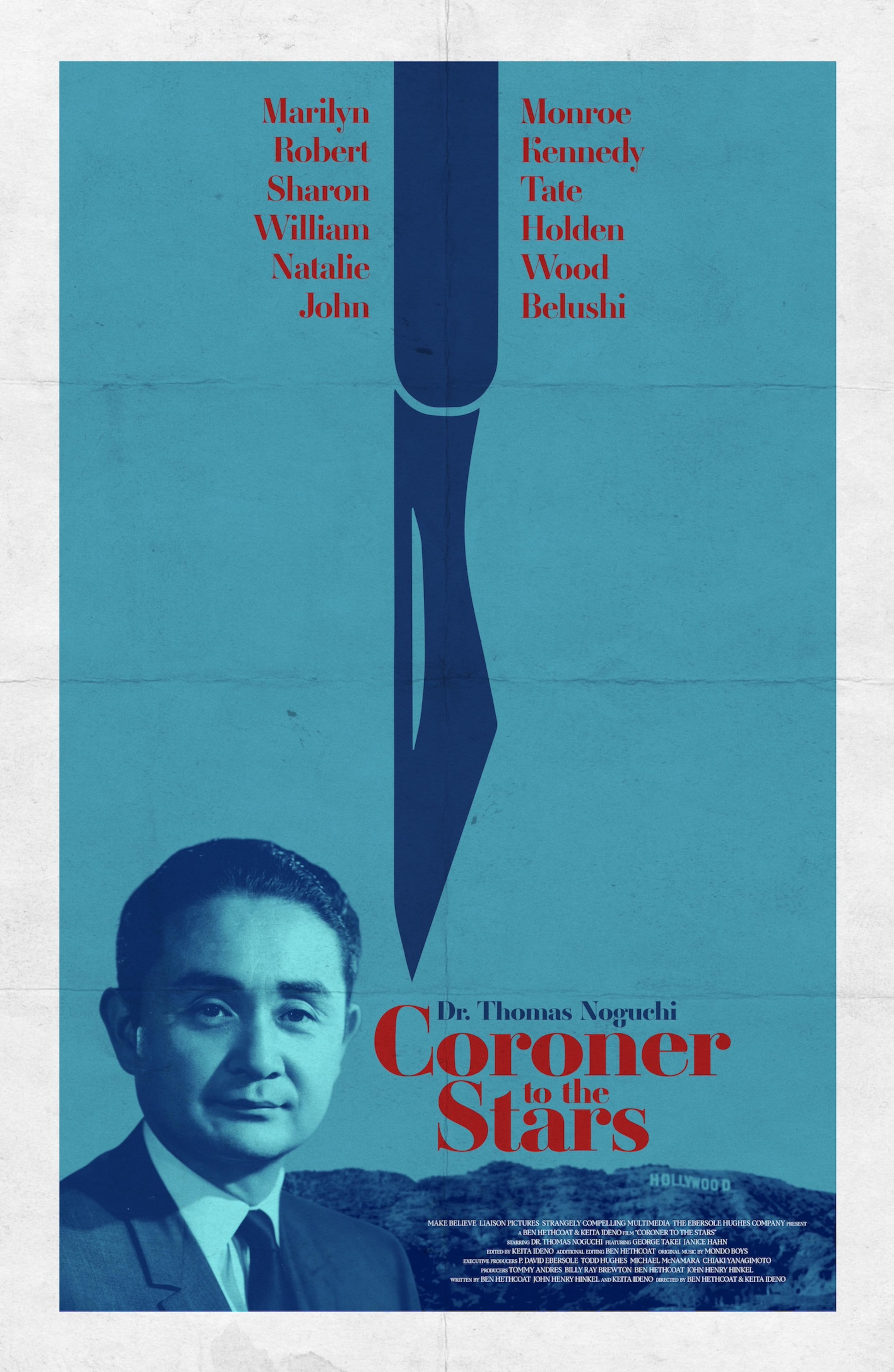 The poster for the 2025 documentary "Coroner to the Stars" produced by Atlanta's Liaison Pictures. (Courtesy of Liaison Pictures)