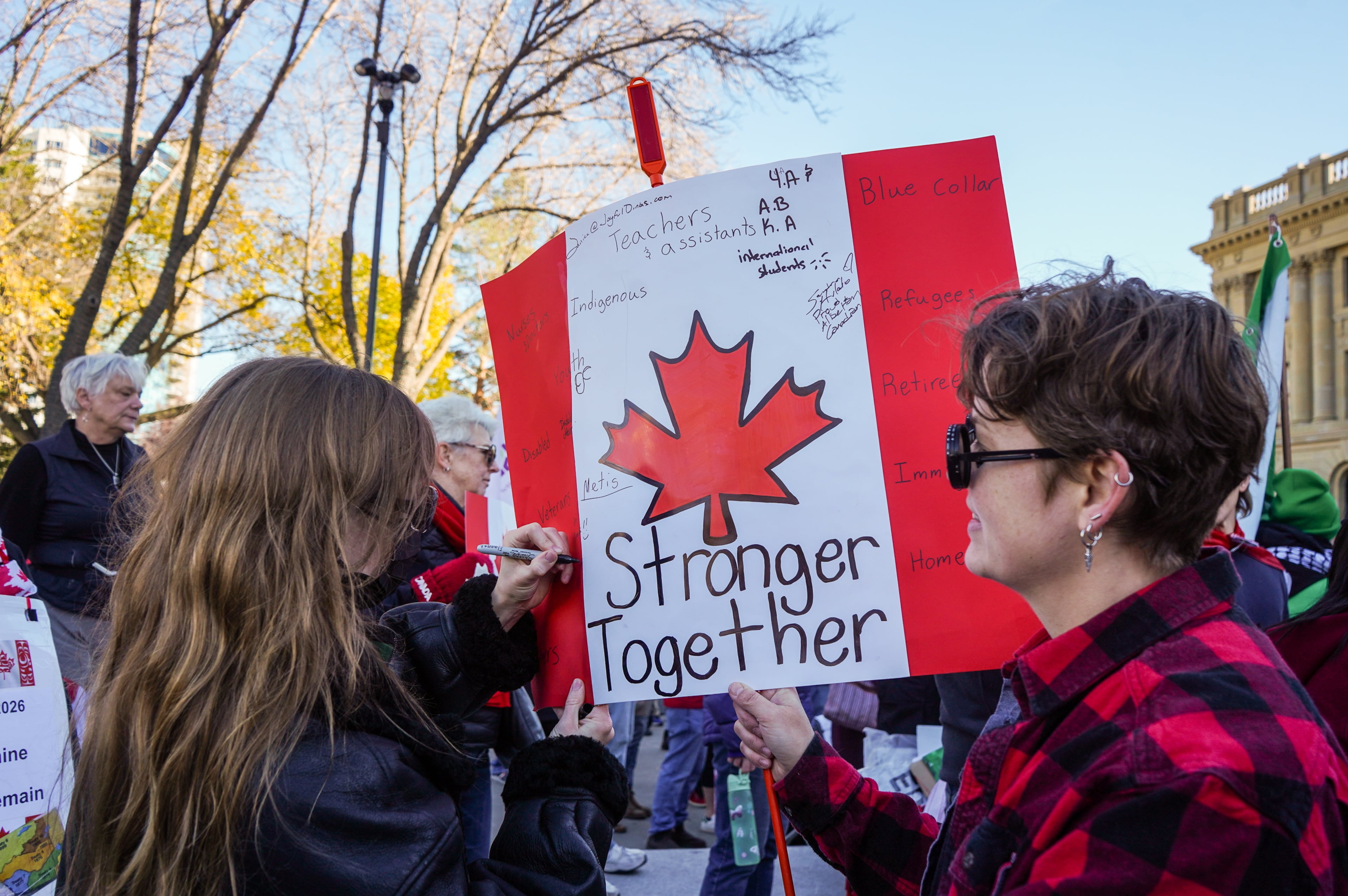 Canada Referendum Rally