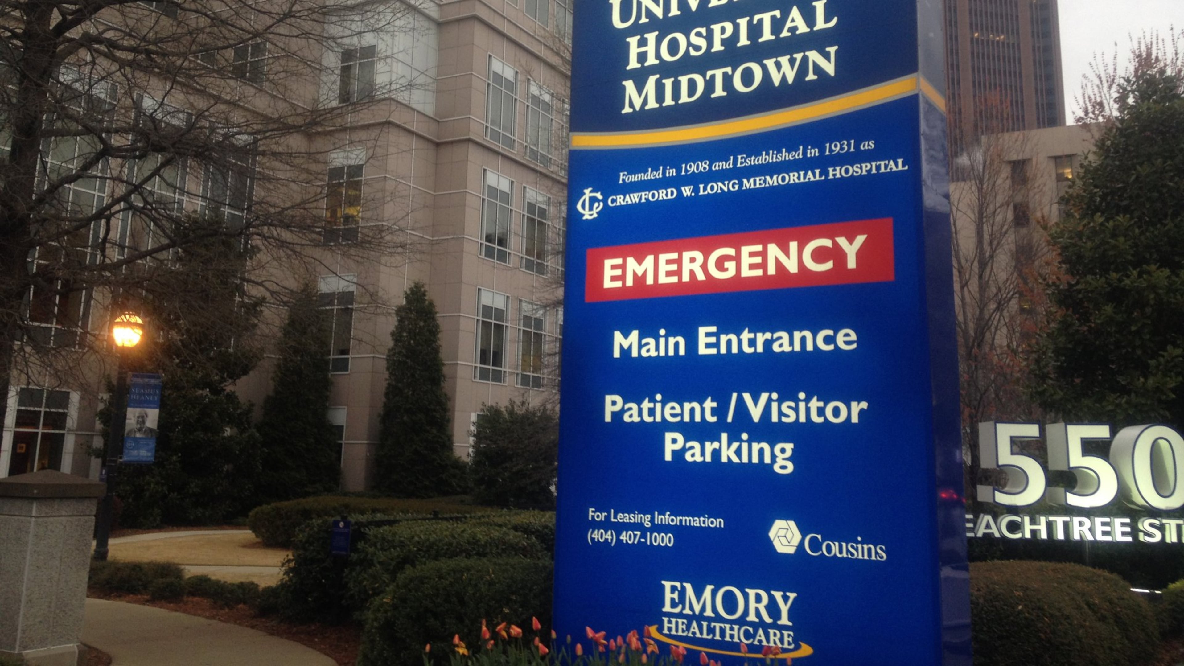 Emory University Hospital Midtown, one of six hospitals that Emory Healthcare operates. RICHARD HALICKS / RICHARD.HALICKS@AJC.COM