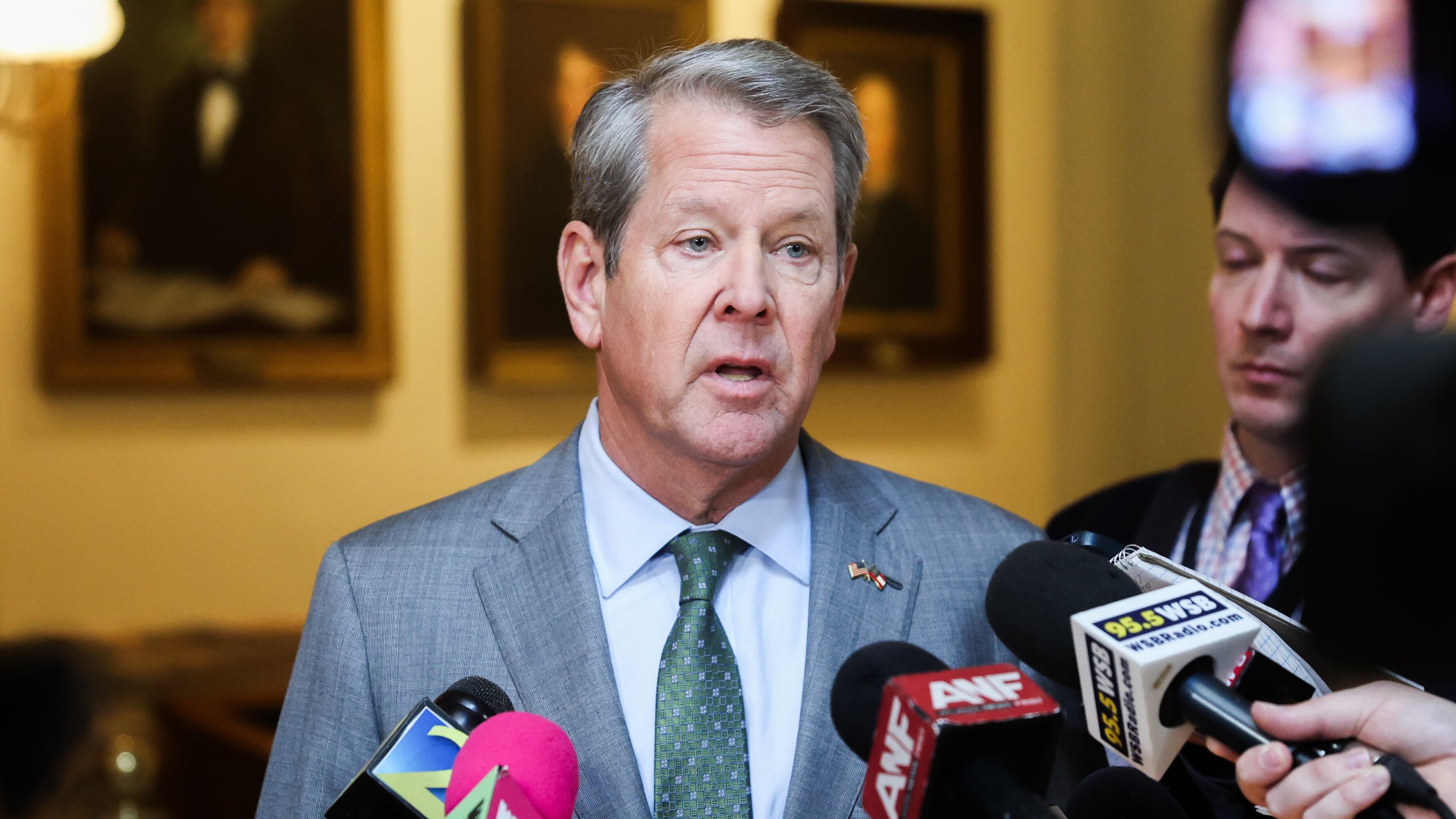 Gov. Brian Kemp, seen here at the state Capitol in Atlanta in January. (Abbey Cutrer/AJC)