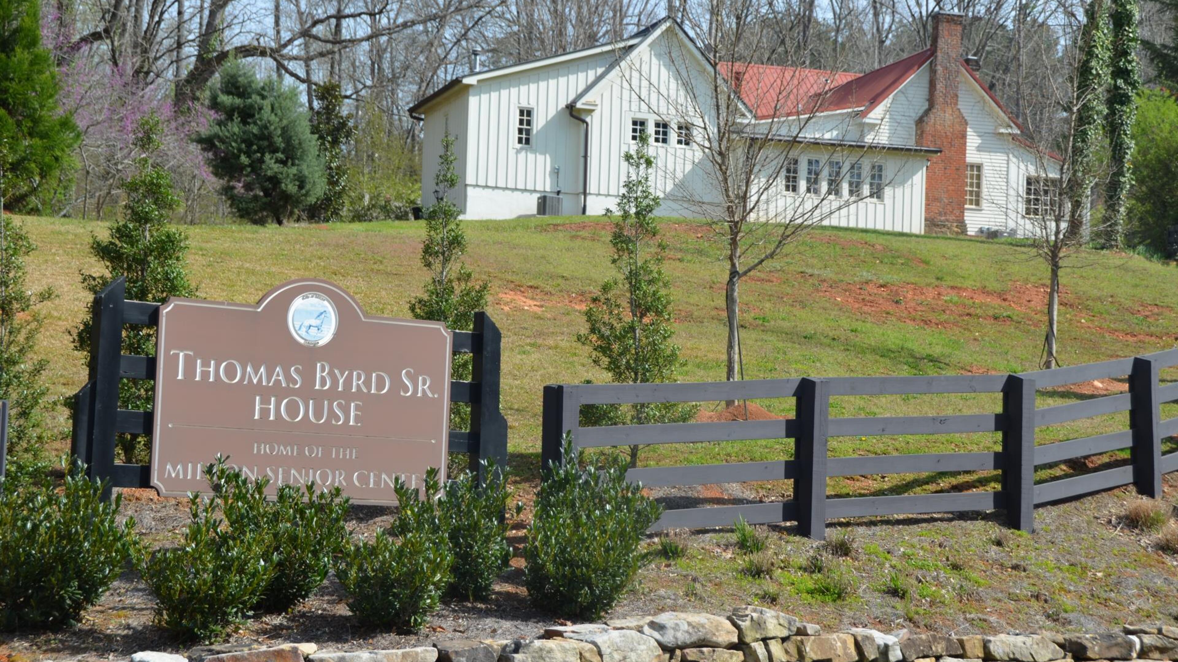 Milton recently approved an agreement with Pond & Company for landscape design services at the Thomas Byrd Sr. House, home of the Milton Senior Center.