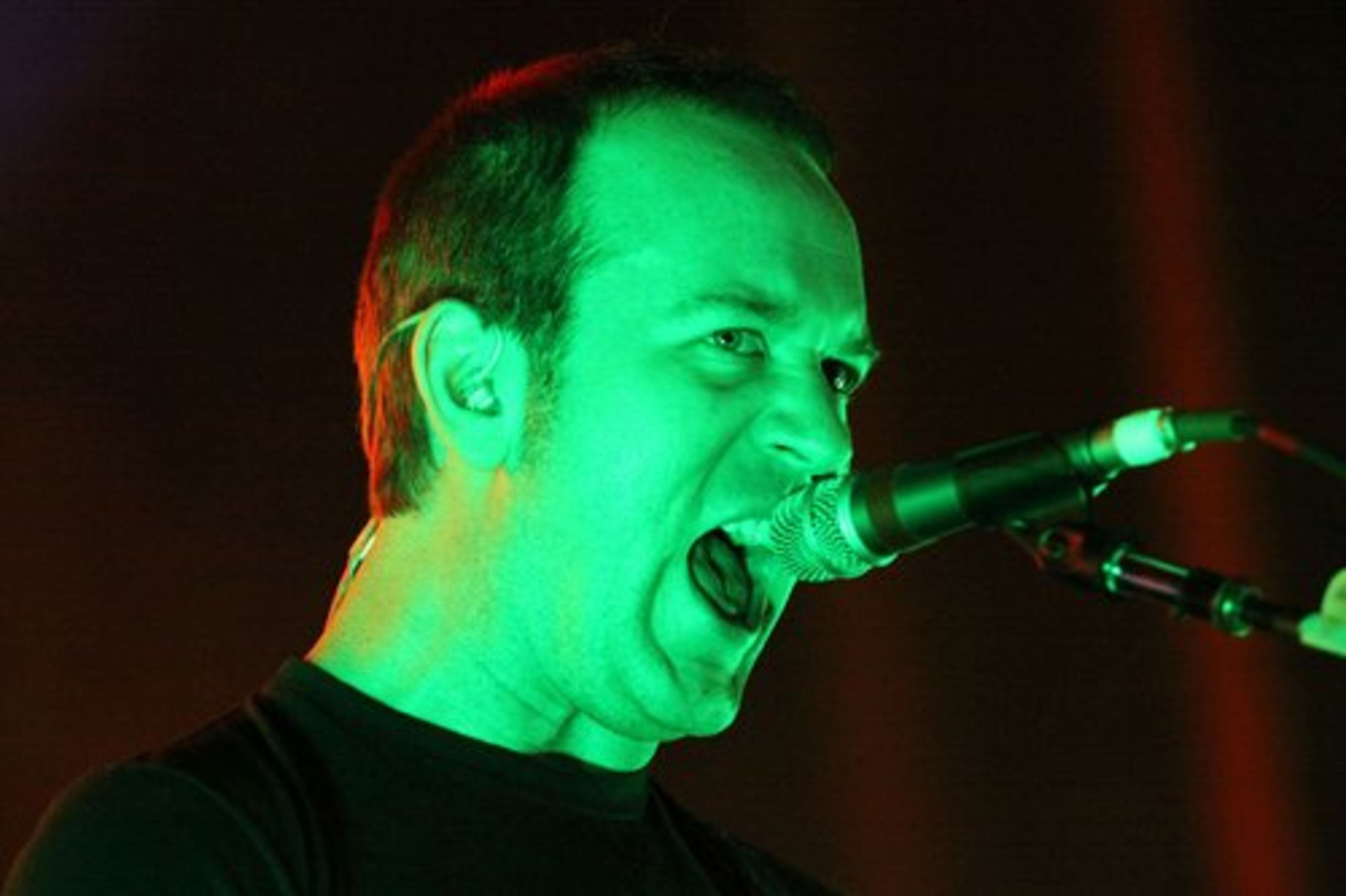 This heavy metal fest was as much about the male-dominated crowd as the dark, onstage antics of the bands. Brendon Small of Dethklok.