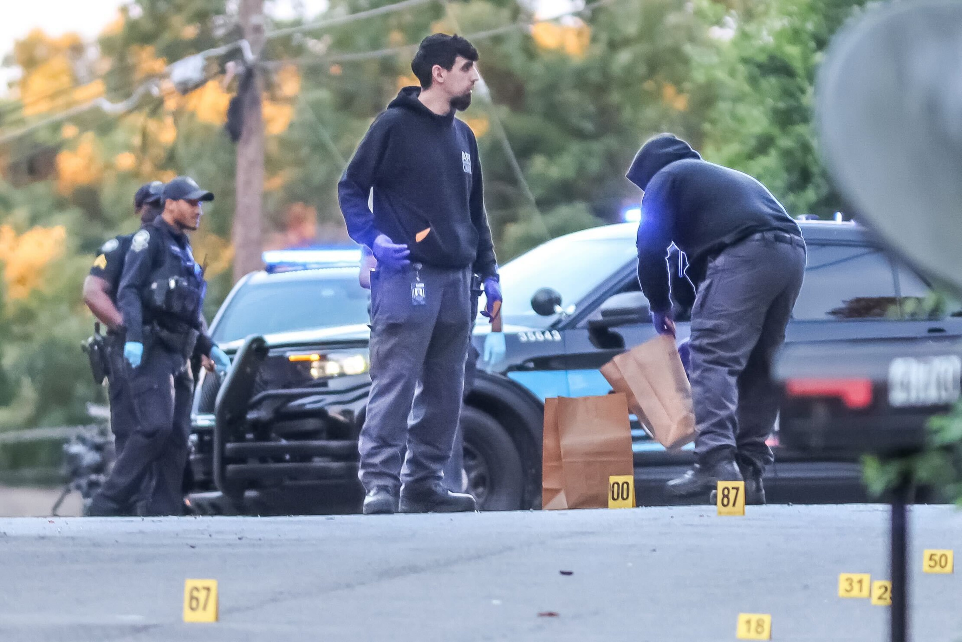 Police are investigating a shooting on Camrose Way in northwest Atlanta.