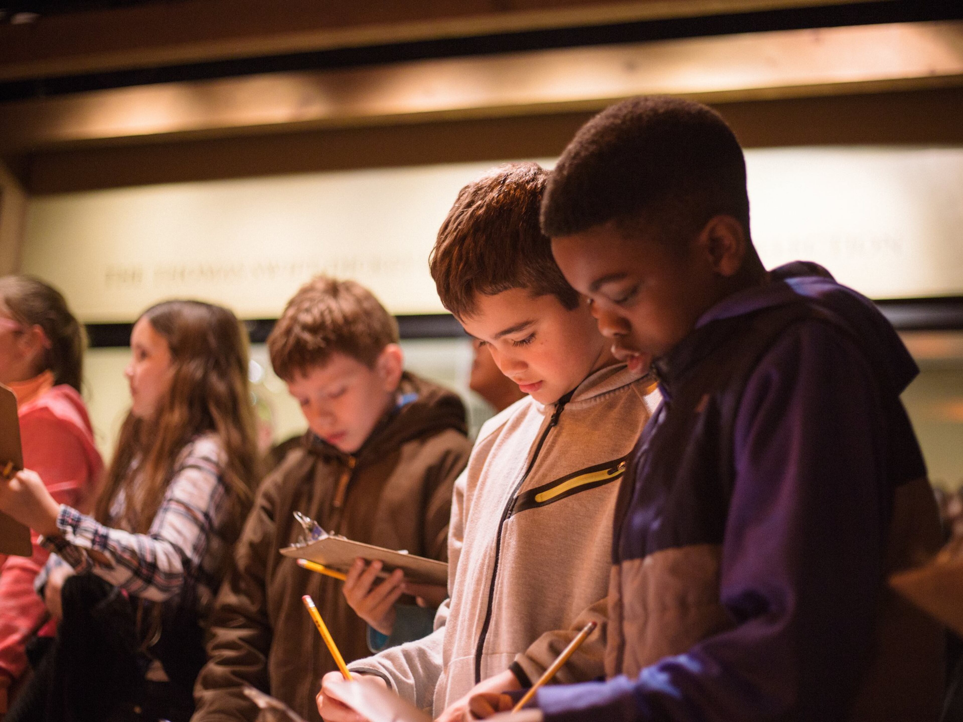 Students tour “The Price of Freedom: Causes and Consequences of the Civil War” exhibition at the Atlanta History Center. The museum on West Paces Ferry road hosted 30,389 students on school tours during fiscal 2017, helping make progress on diversity and inclusion initiatives called for in its Strategic Plan.Contributed by Atlanta History Center