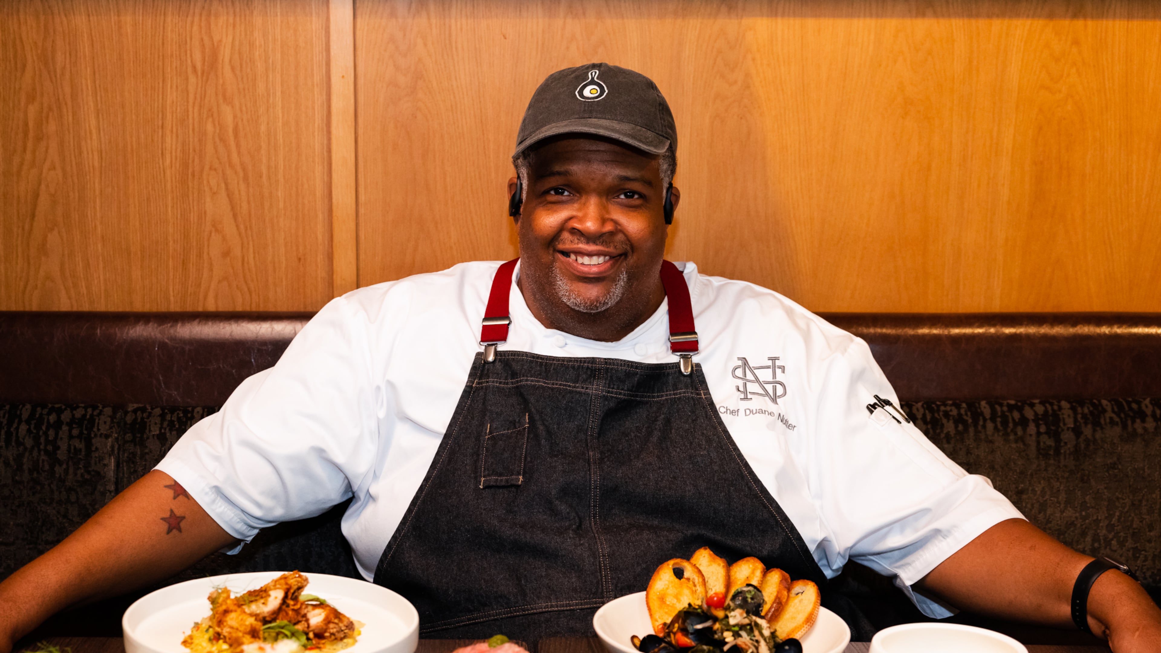 "I like to say we’re Southern in feel, national in flavor, because I’ve been inspired by every place I’ve ever lived and worked,” said Southern National chef and co-owner Duane Nutter. Courtesy of Rebecca Carmen