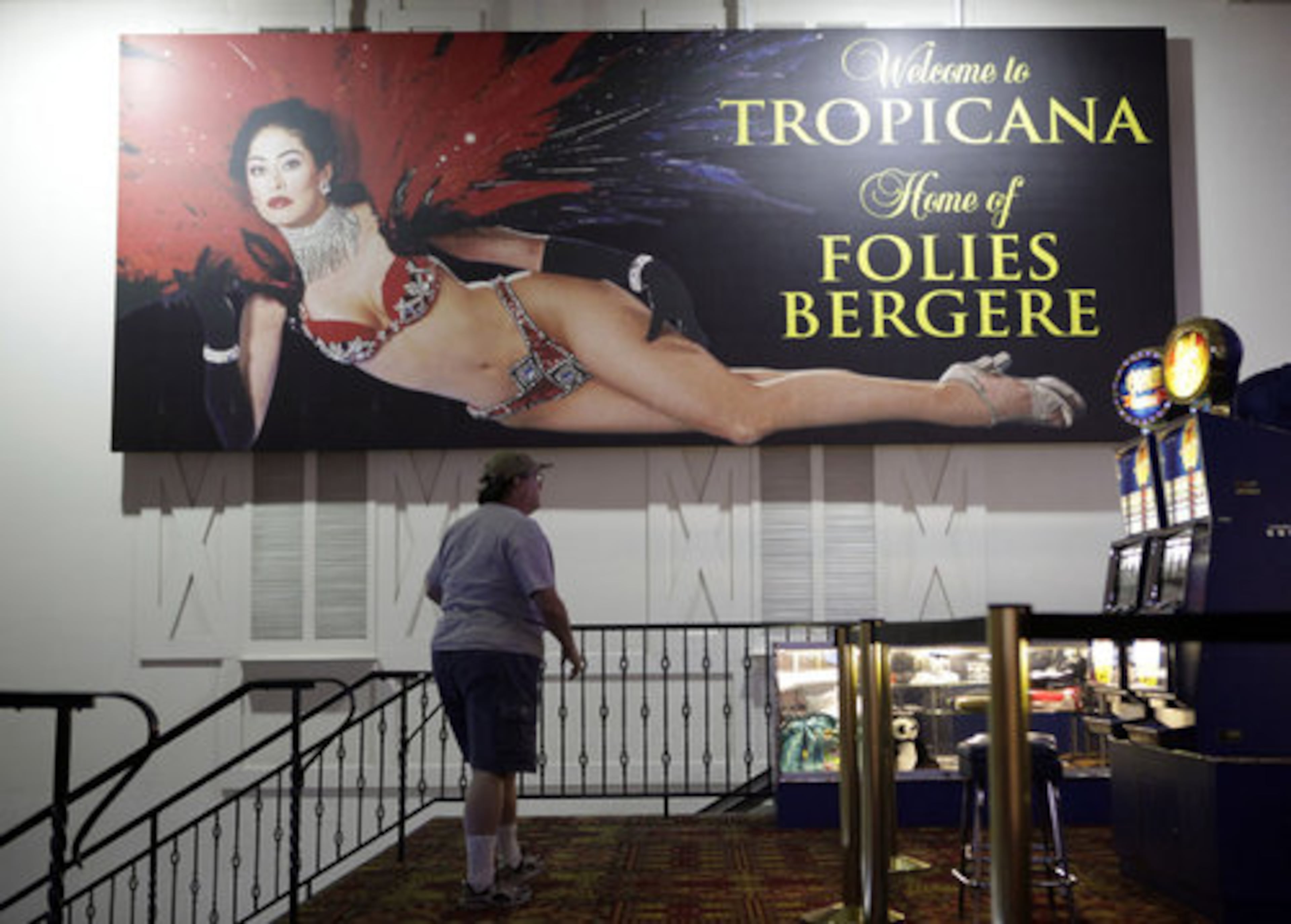 After a 49-year run on the Las Vegas Strip, "Les Folies Bergere" topless revue at the Tropicana hotel-casino hung up its feathers on March 28.