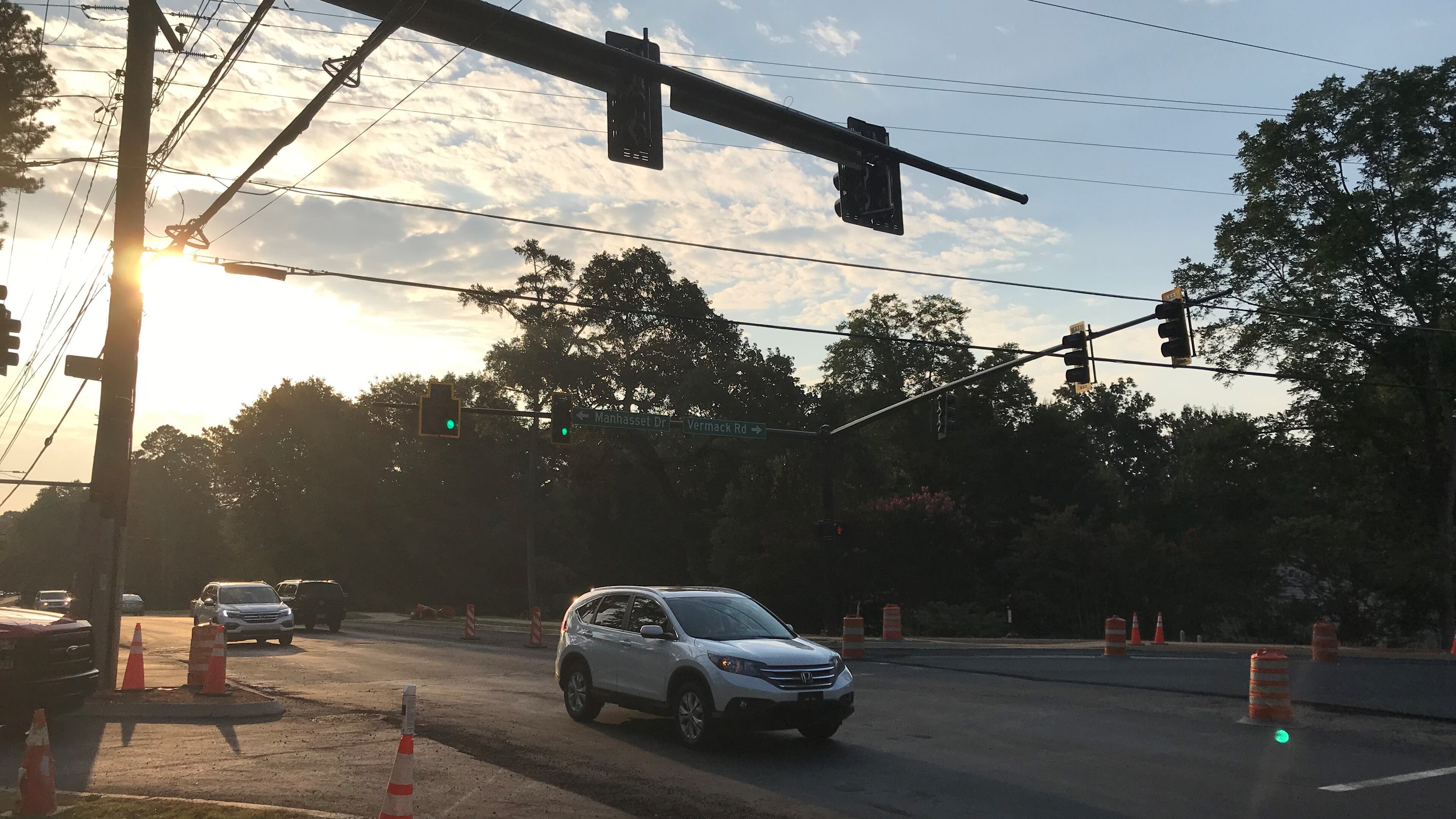 On August 3, the intersection at Mount Vernon Road and Vermack Road/Manhasset Drive became fully operational with upgrades to improve flow. CONTRIBUTED