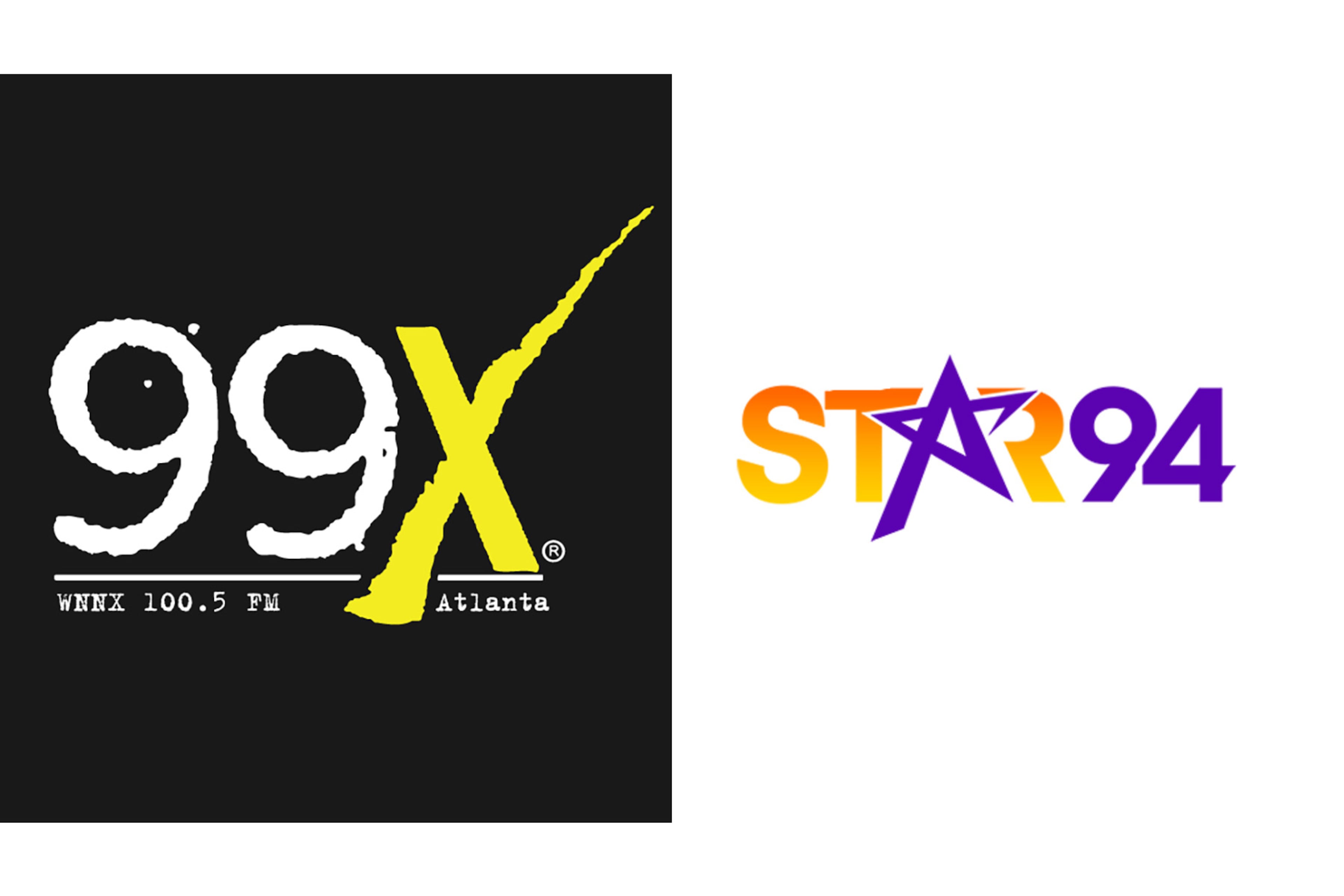 99X and Star 94 have both modified their playlists recently after major staff changes. (Courtesy of 99X and Star 94)