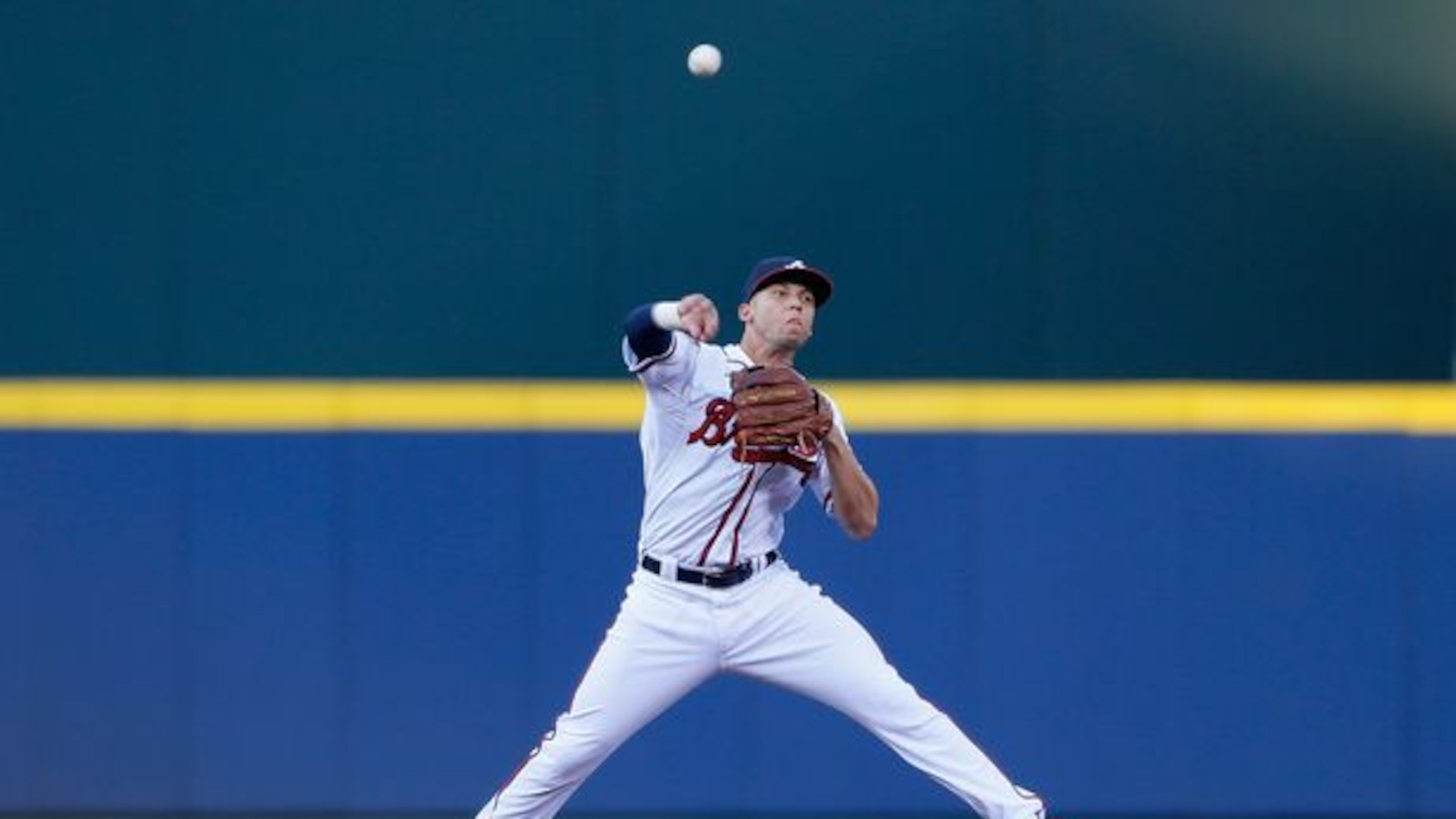 The Braves' gifted shortstop, Andrelton Simmons, continues to fill up highlight reels with spectacular defensive plays.