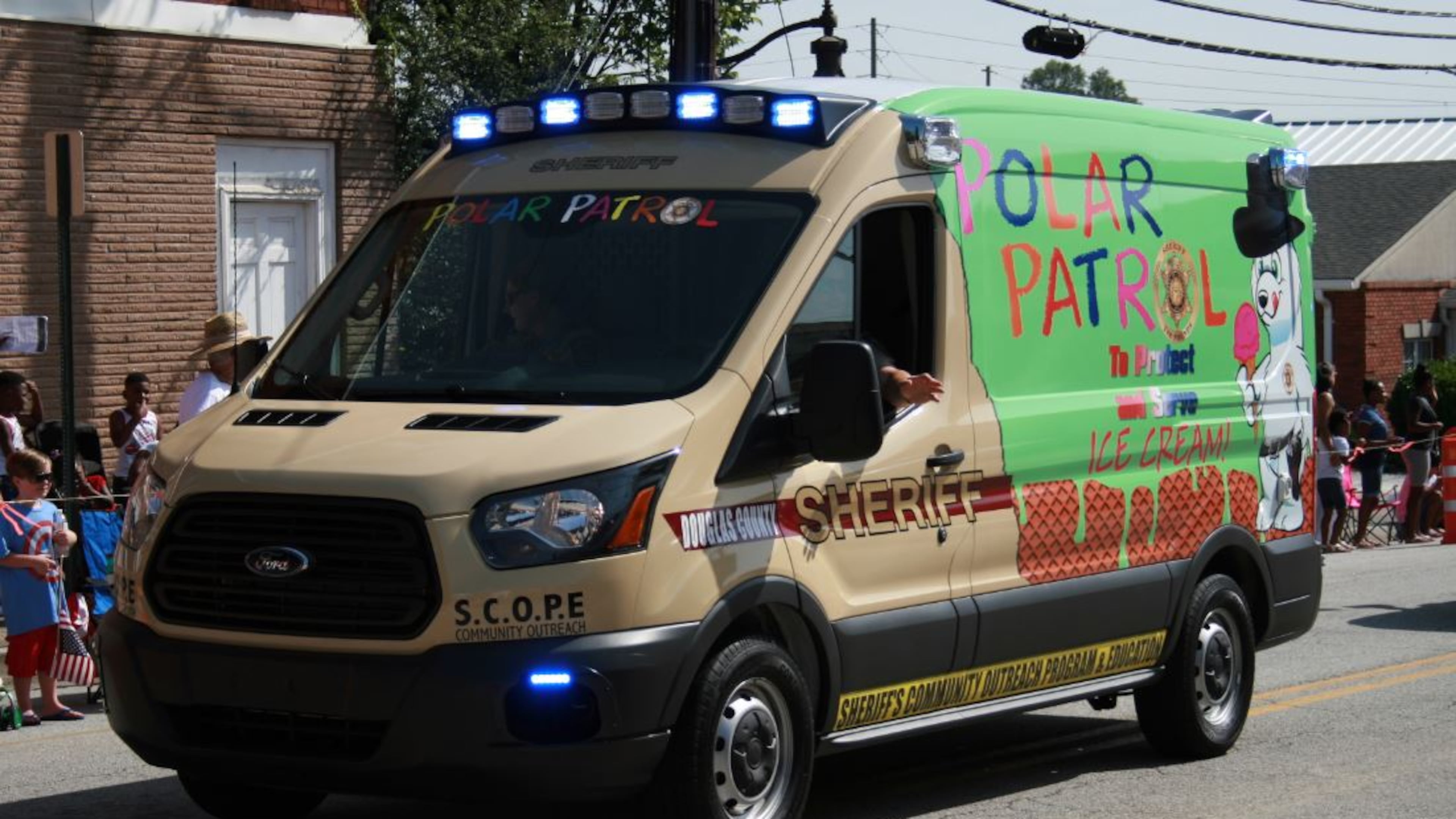 The Polar Patrol is a new ice cream truck of the Douglas County Sheriff’ Office. (Credit: Douglas County Sheriff's Office)