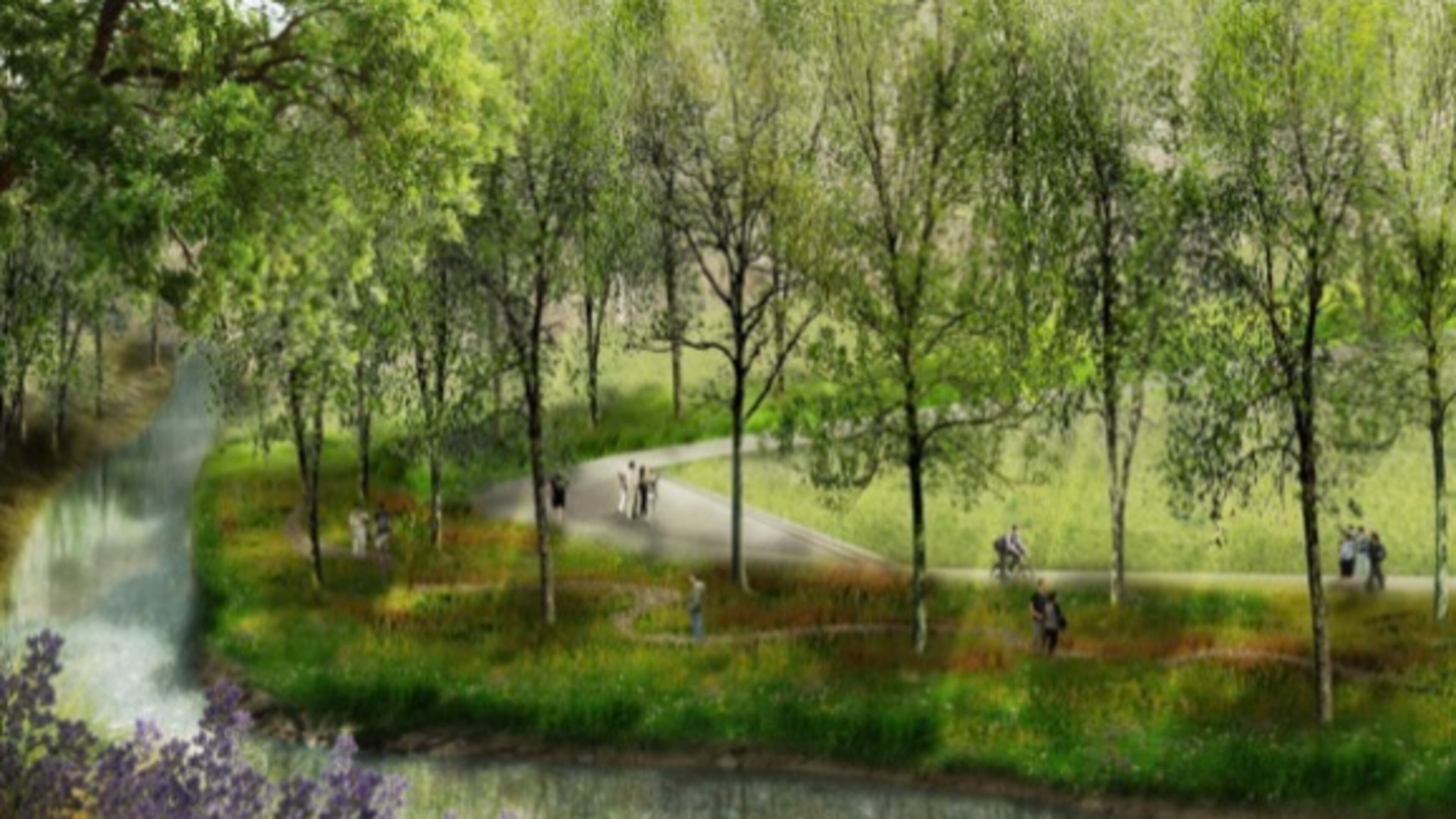 Peachtree Creek Greenway is looking for volunteers for various tasks. Rendering Courtesy of Heath & Lineback Engineers INC & Perez Planning + Design LLC