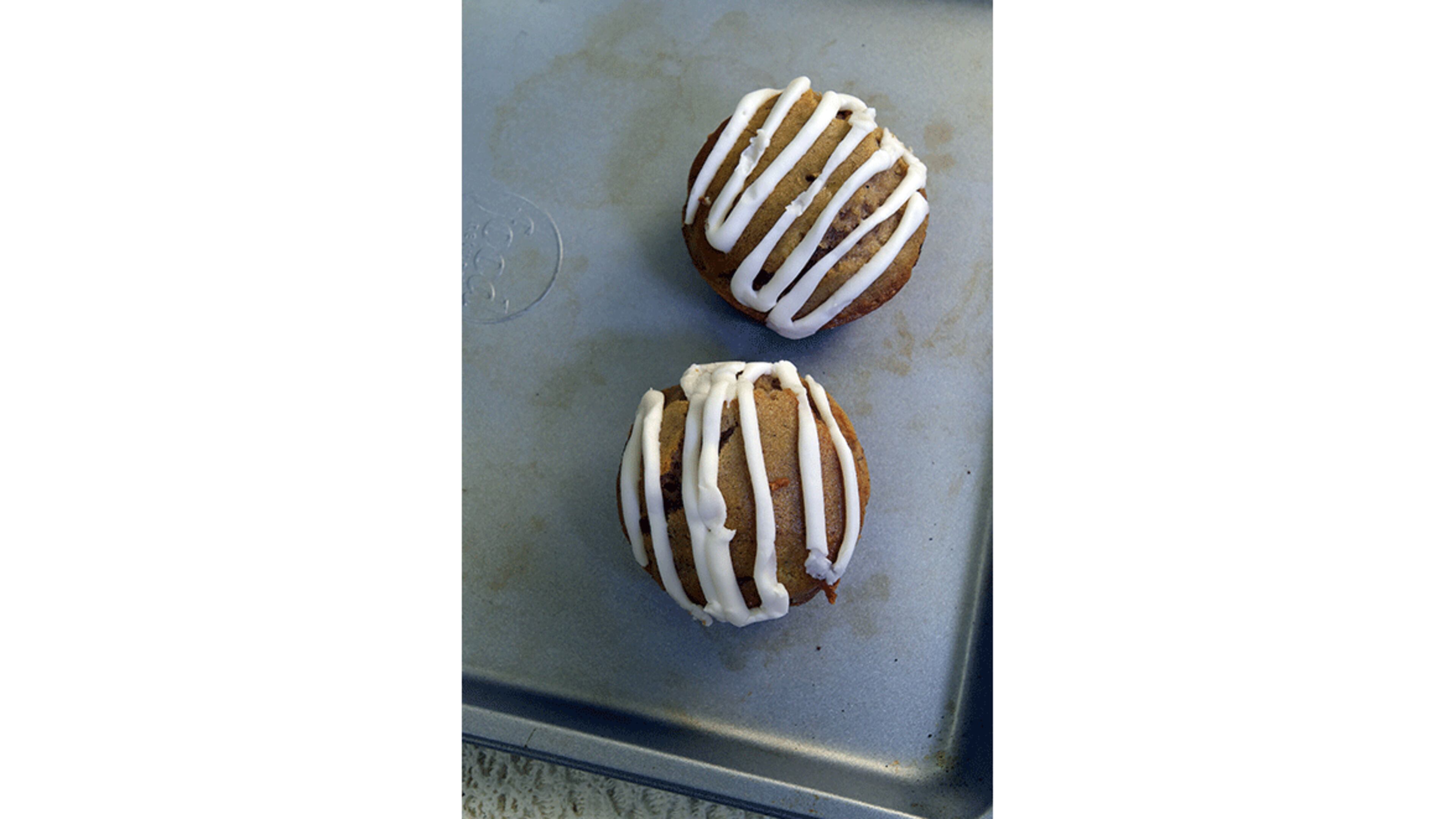 Hummingbird muffins from Good Karma Coffee House in Avondale Estates. / AJC file photo