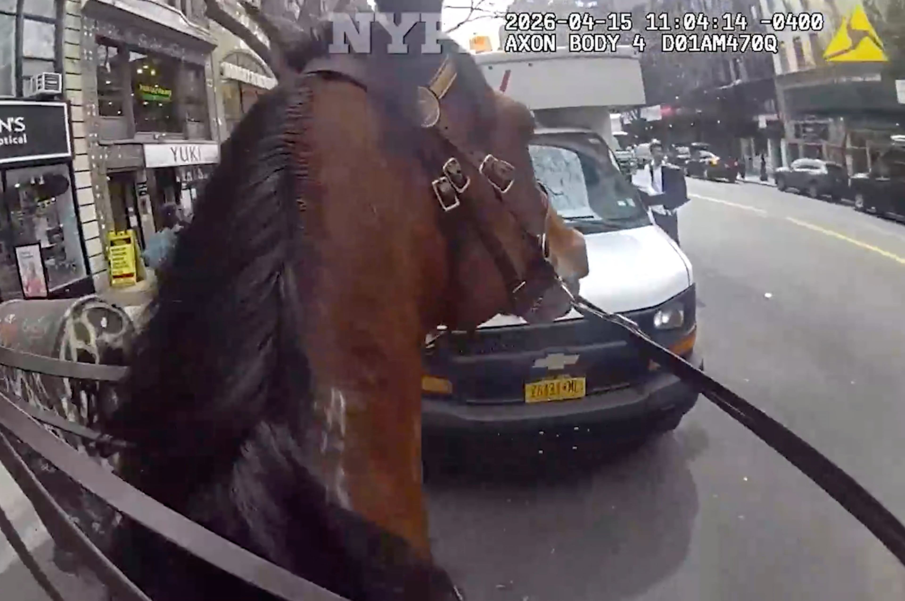 Mounted Police Officer Chase