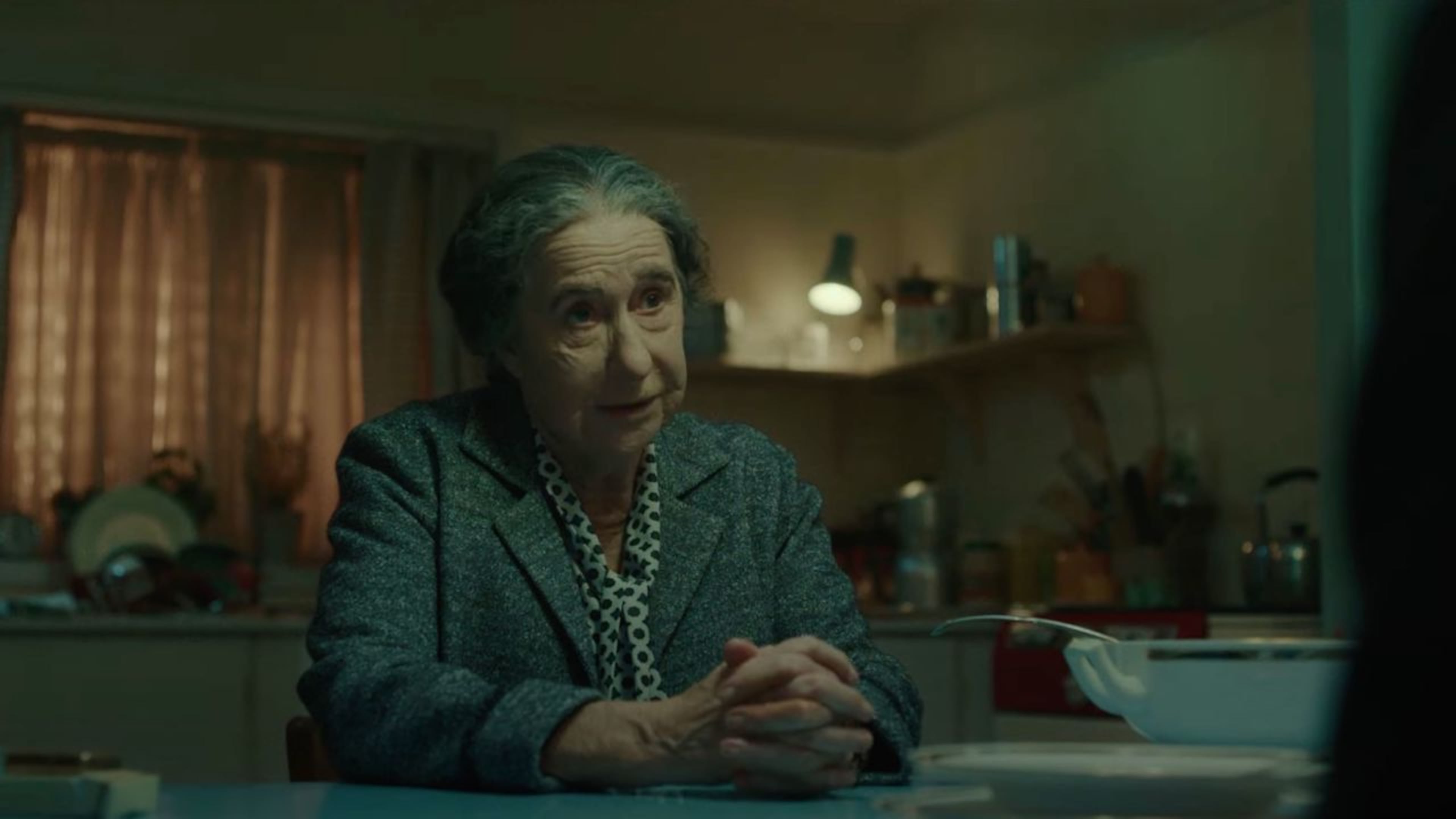 Helen Mirren plays ailing Israeli Prime Minister Golda Meir in 1973 during the Yom Kippur War in "Golda," out in theaters August 25, 2023. BLEECKER STREET