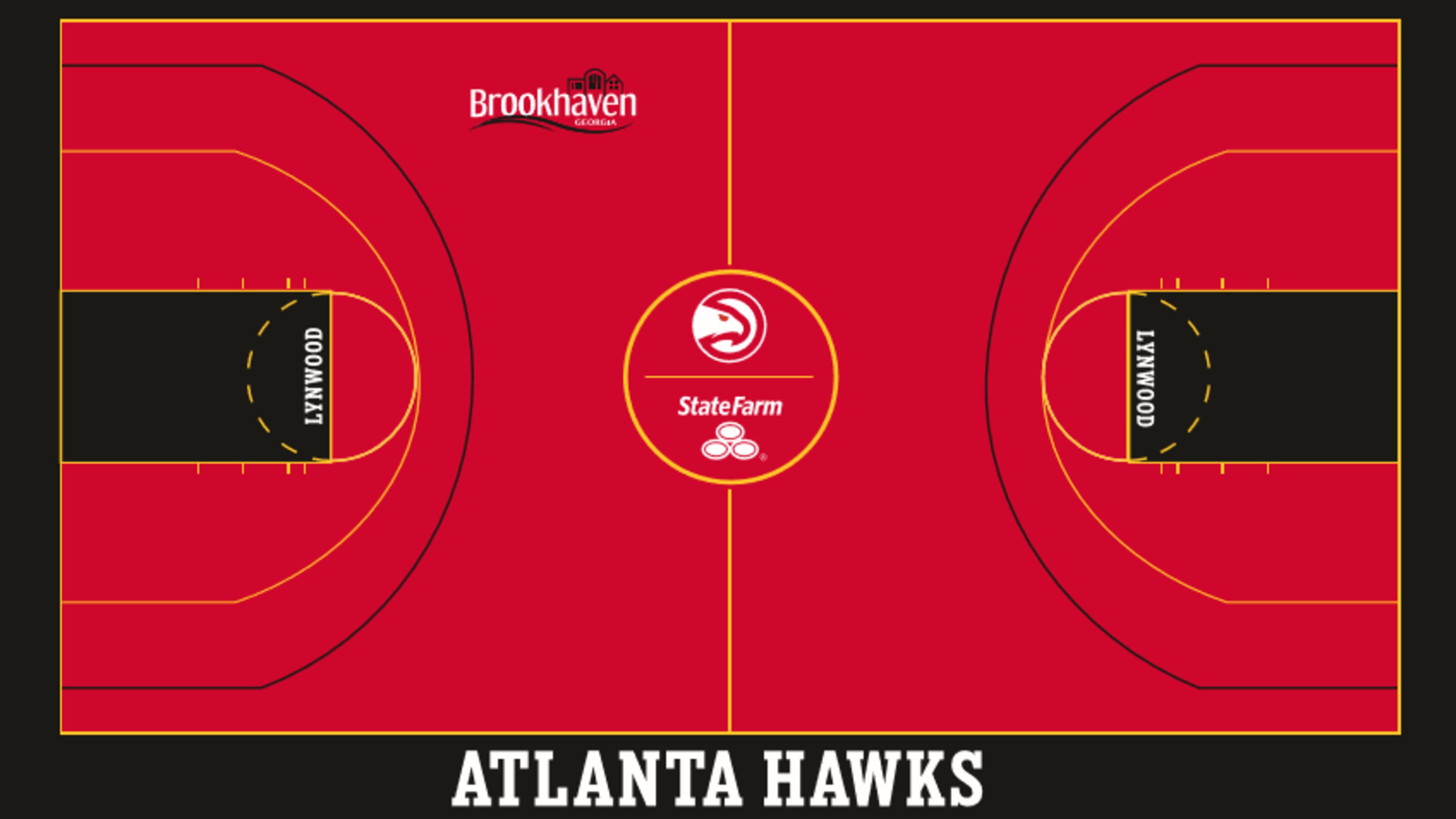 A rendering of the new court at Lynwood Park.
