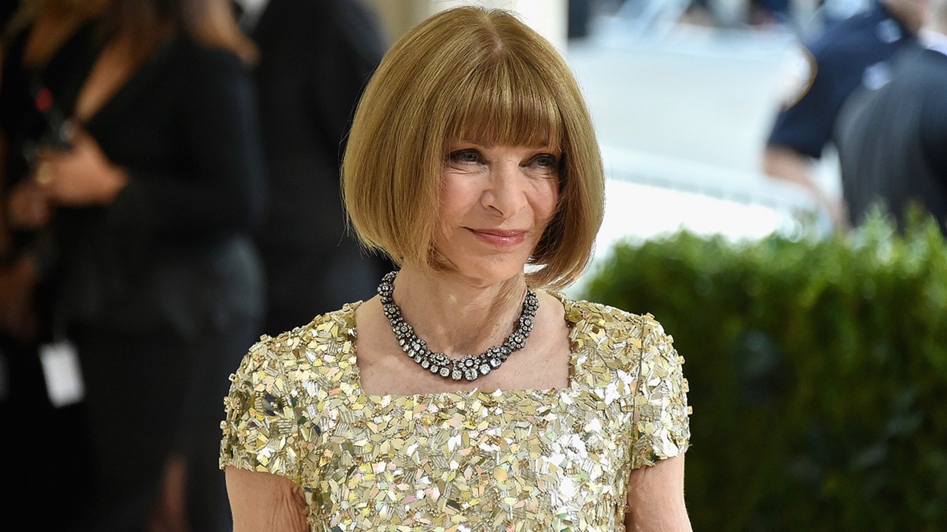 NEW YORK, NY - MAY 01: Anna Wintour attends the "Rei Kawakubo/Comme des Garcons: Art Of The In-Between" Costume Institute Gala at Metropolitan Museum of Art on May 1, 2017 in New York City.