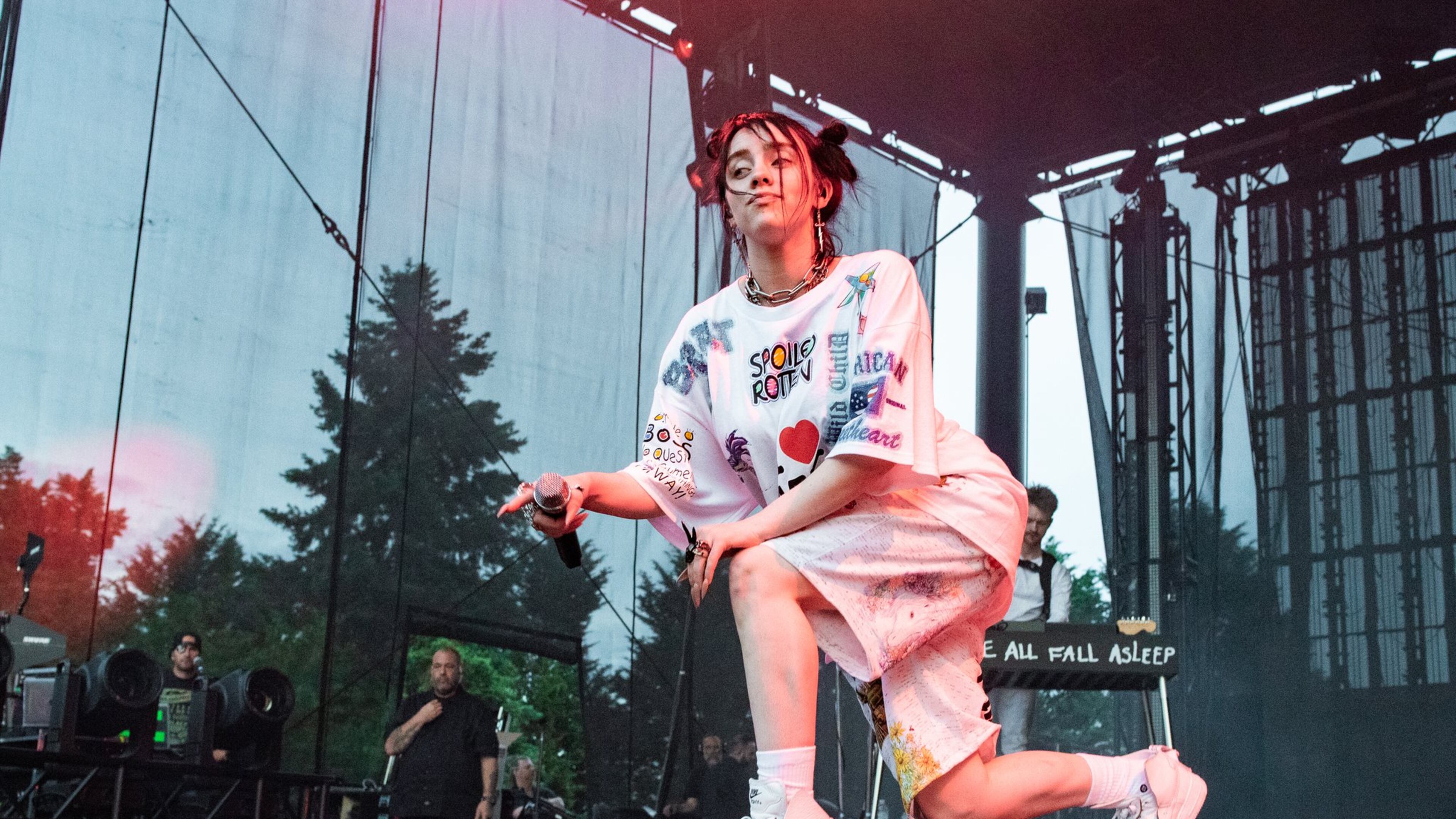 Billie Eilish will play Music Midtown this fall, but first she visits Cadence Bank Amphitheatre at Chastain Park on June 23. Photo: Getty Images