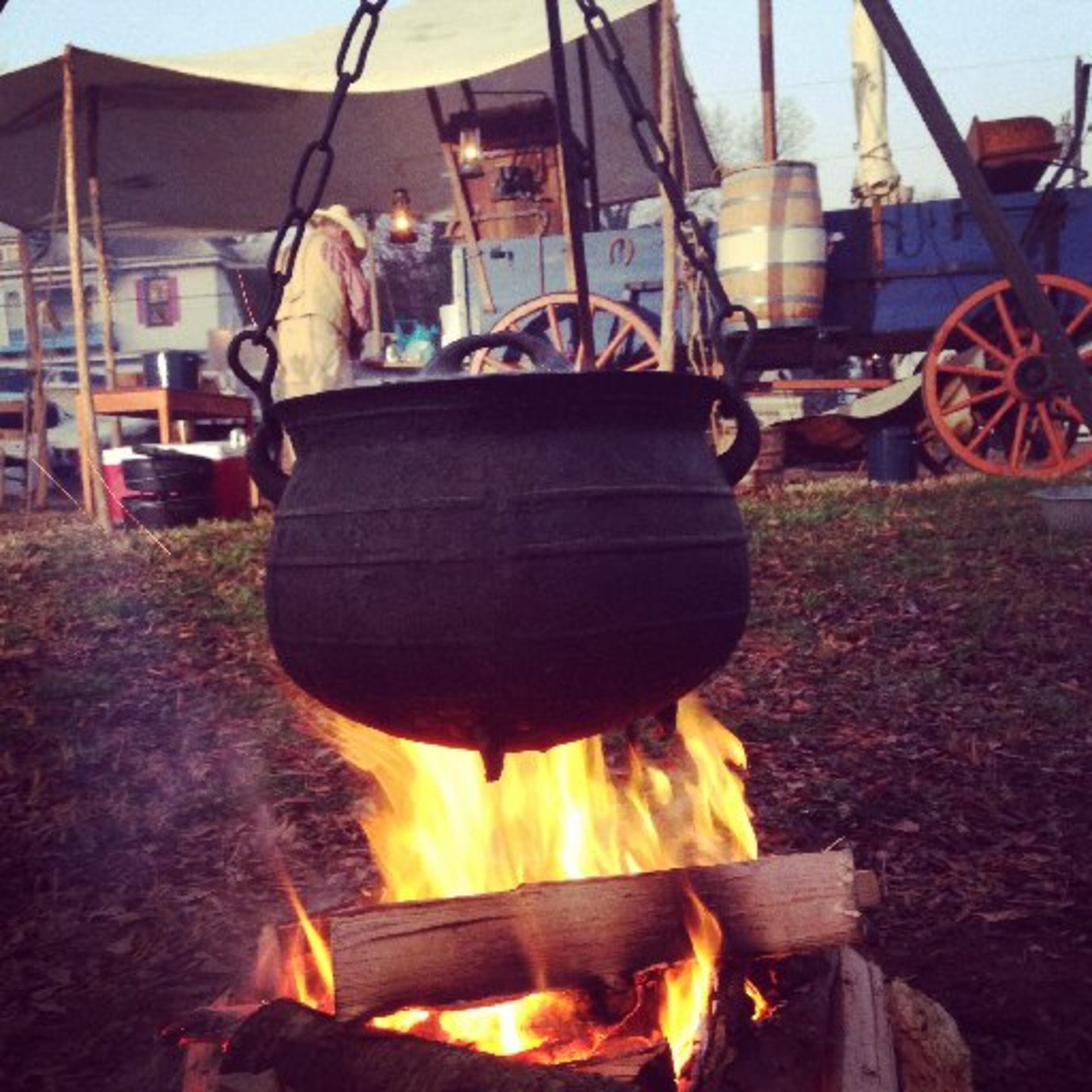 A cowpoke carves brisket during the Cooking up vittles at the Southeastern Cowboy Gathering's Chuck-Wagon Cook-Off, to be held 8 a.m.-noon March 14 at the Booth Western Art Museum in Cartersville. CONTRIBUTED BY BOOTH WESTERN ART MUSEUM