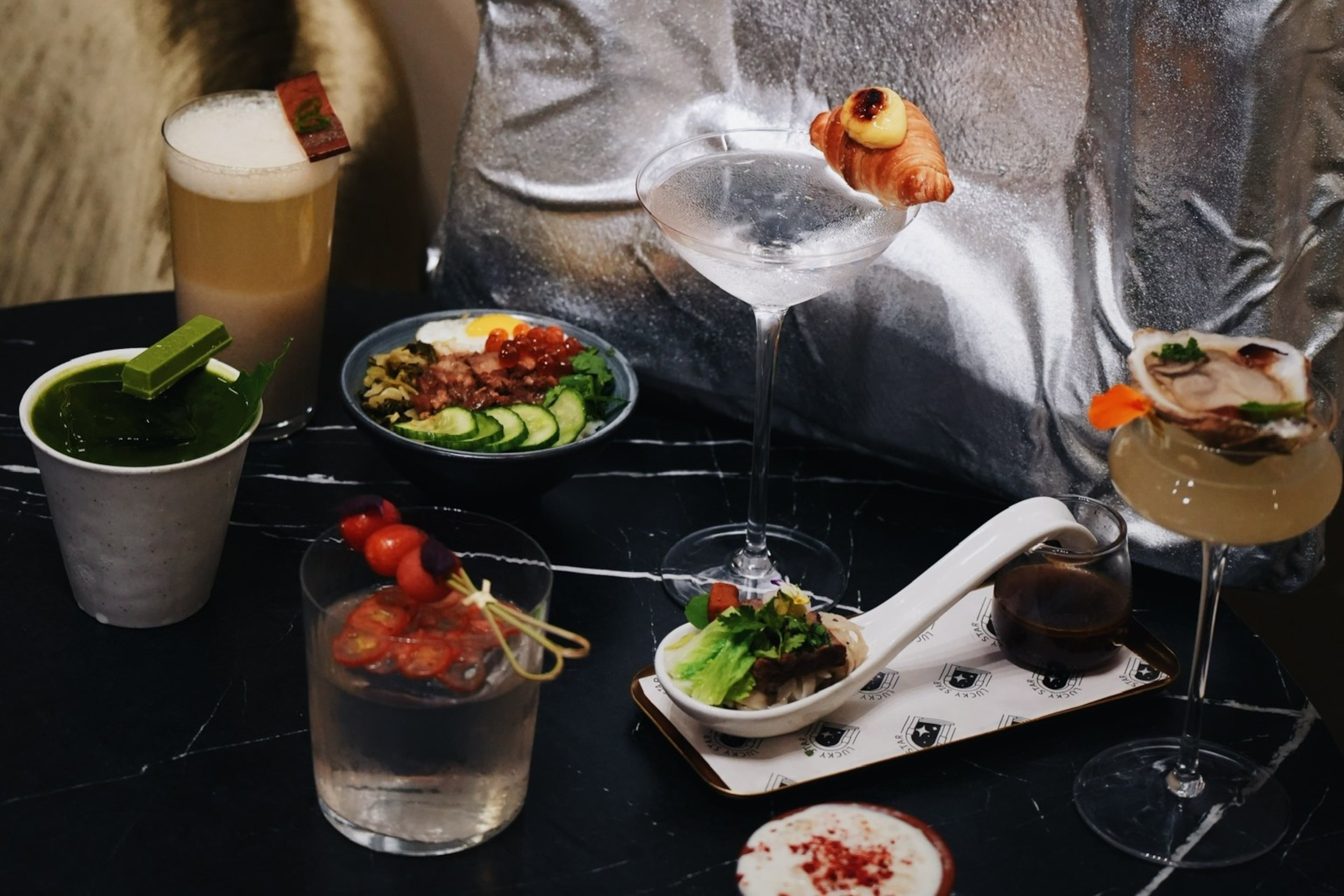 Lucky Star launched a cocktail omakase with the theme of "dinner." (Courtesy of ChingYao Wang)