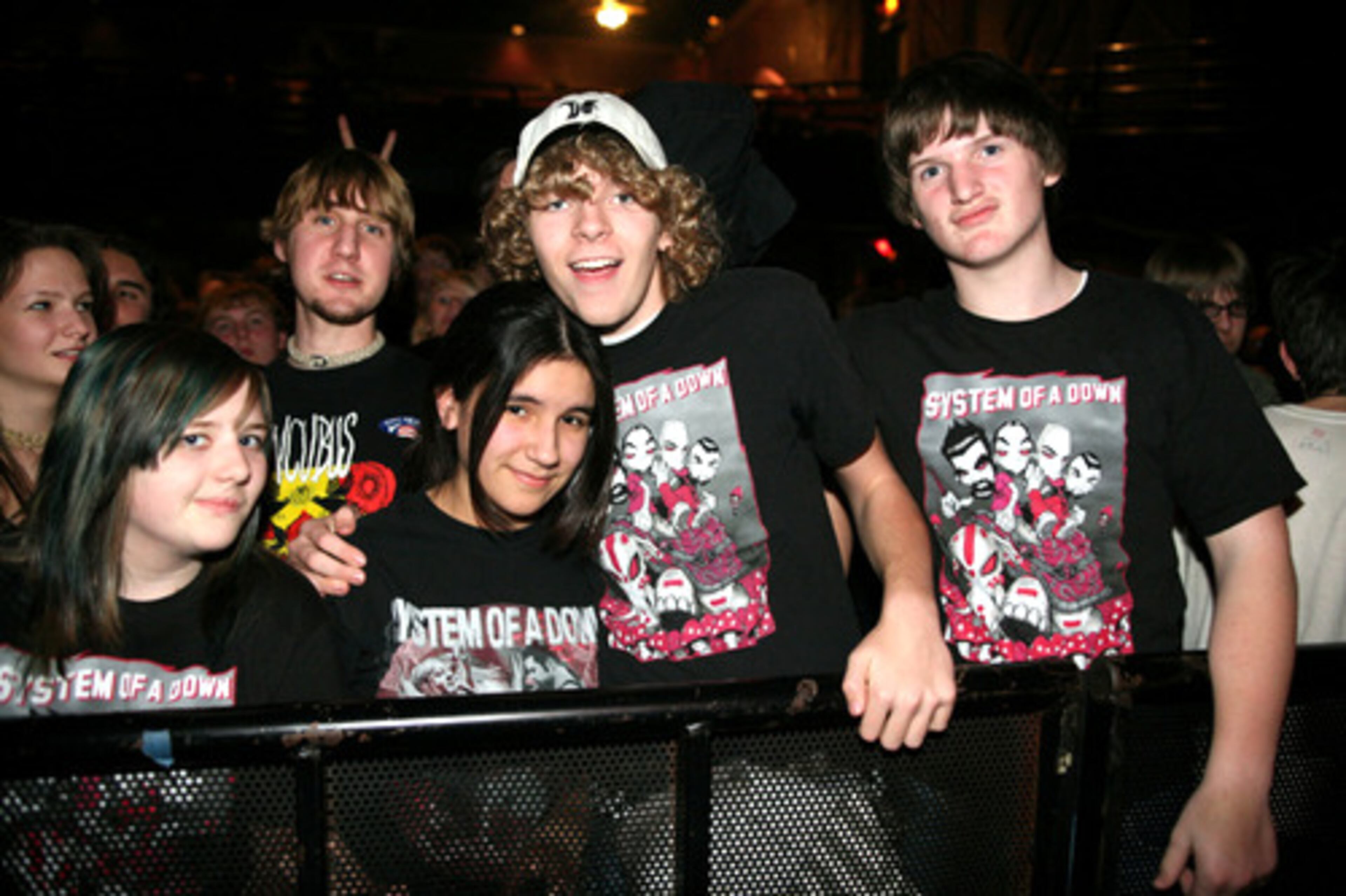 There was no shortage of T-shirts ...